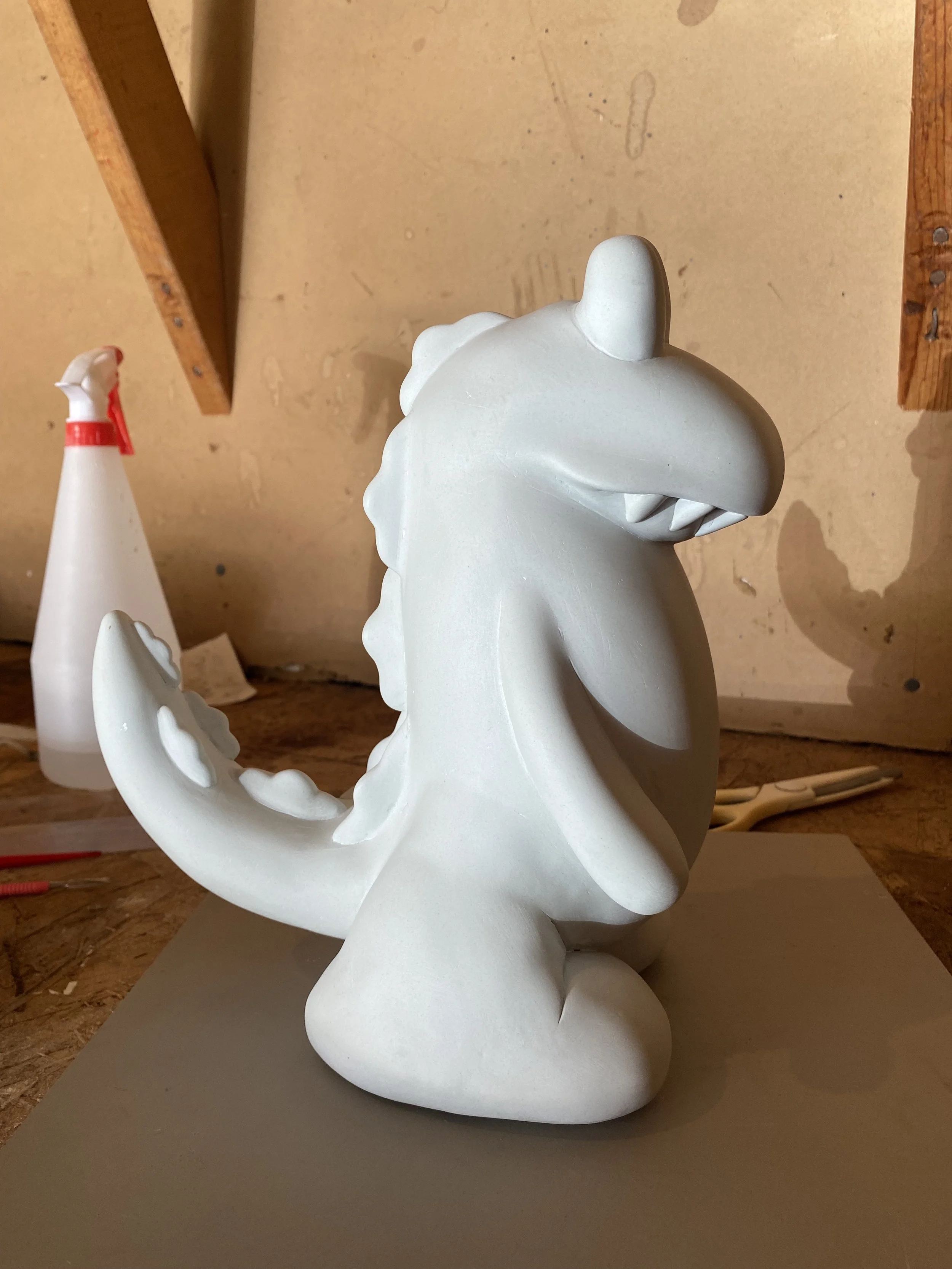 Umi, 2024
acrylic on plaster, 6" x 9" x 10.5"

original