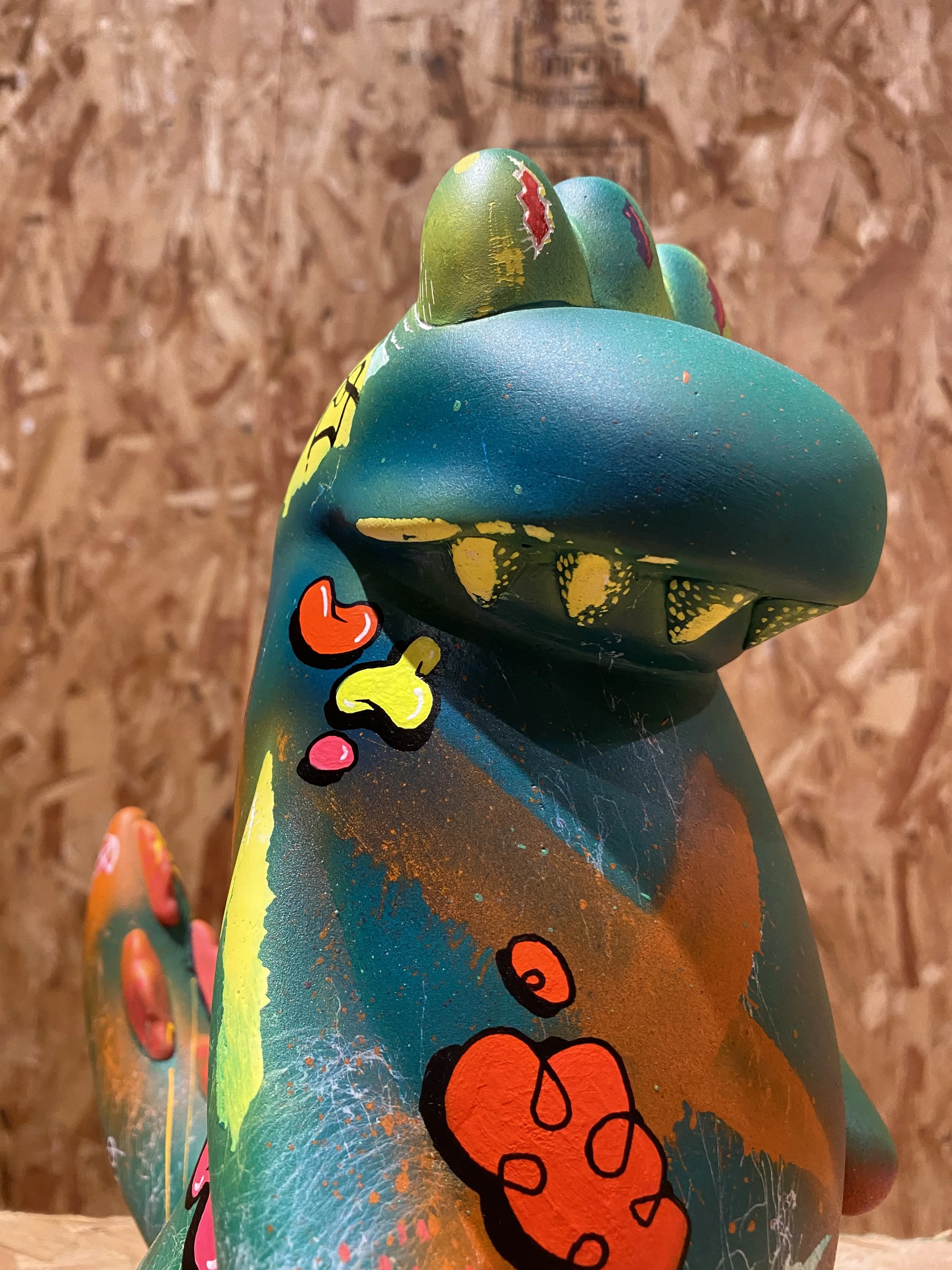 Umi, 2024
acrylic on plaster, 6" x 9" x 10.5"

sold