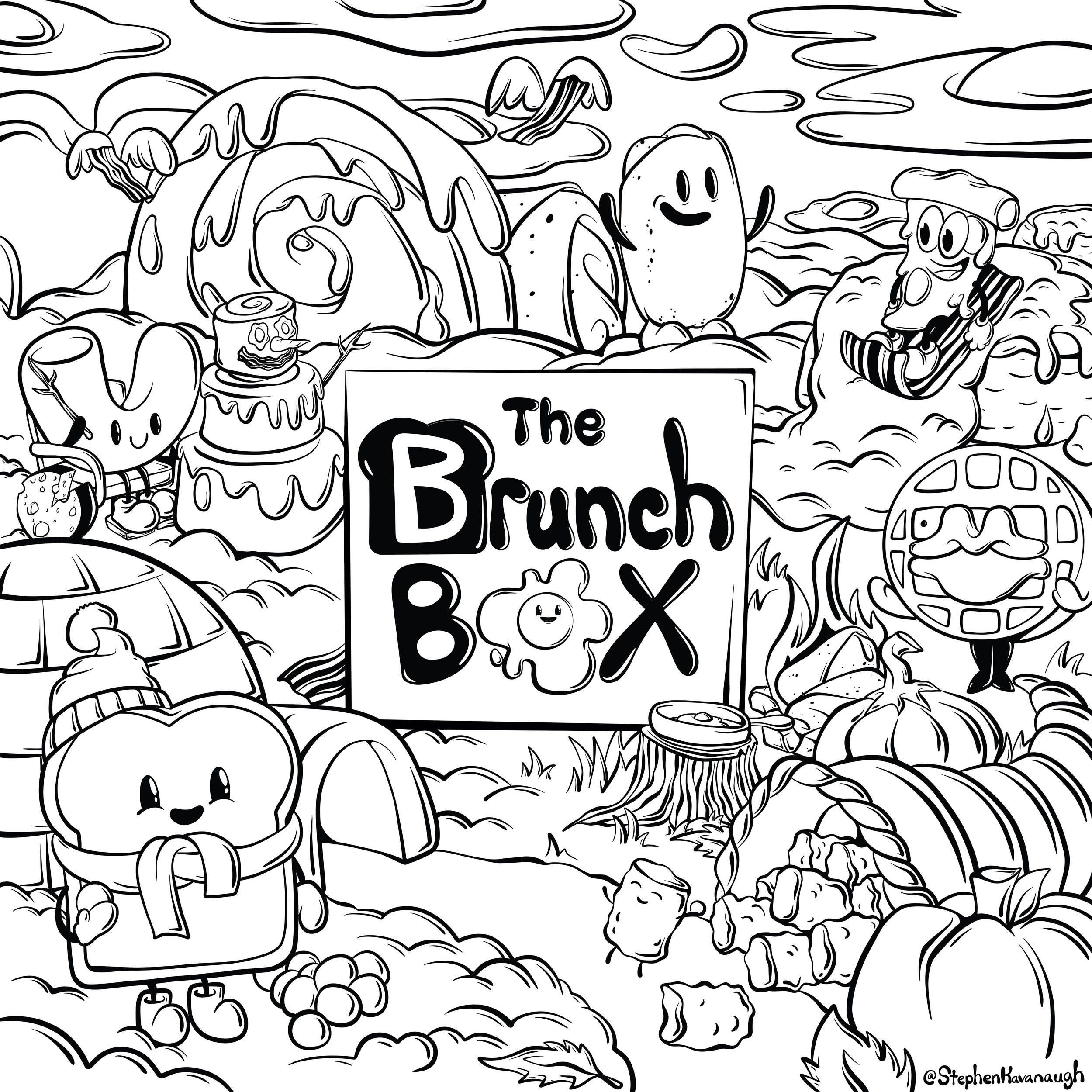 Brunch Box Fall/Winter To-Go Box Design