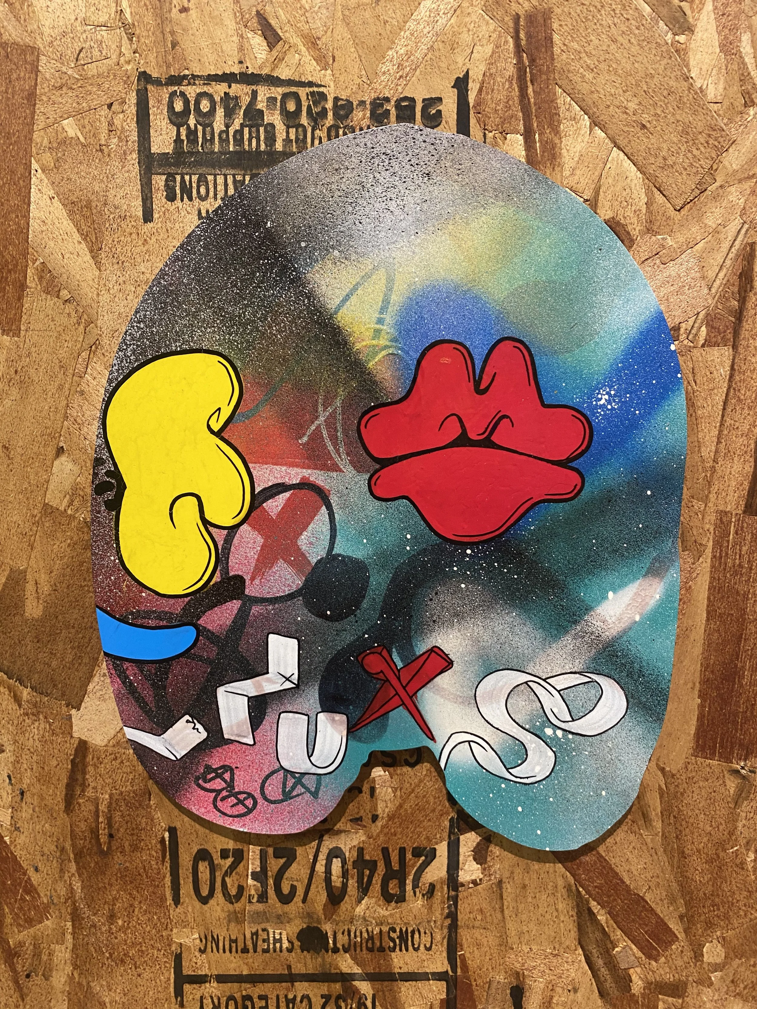 BIg Tooth, 2020
mixed media on di-bond, 8" x 8"

sold