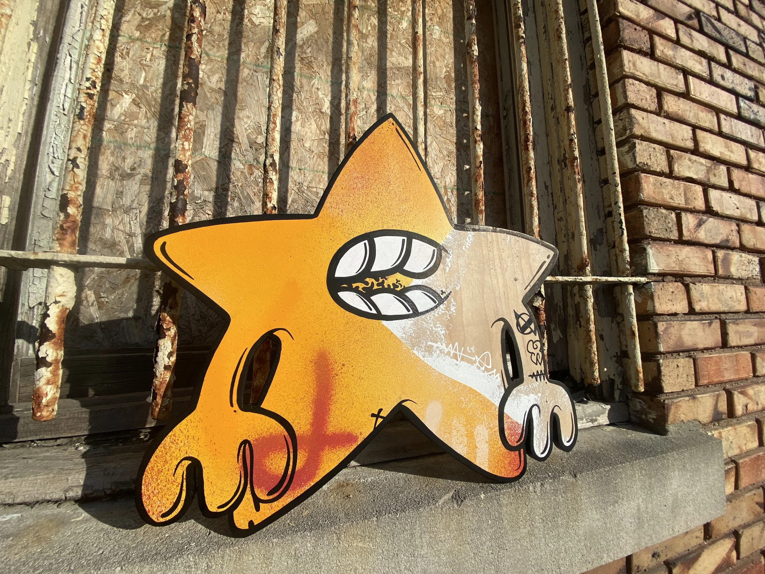 Star 2, 2021
acrylic on wood, 15" x 16"

sold