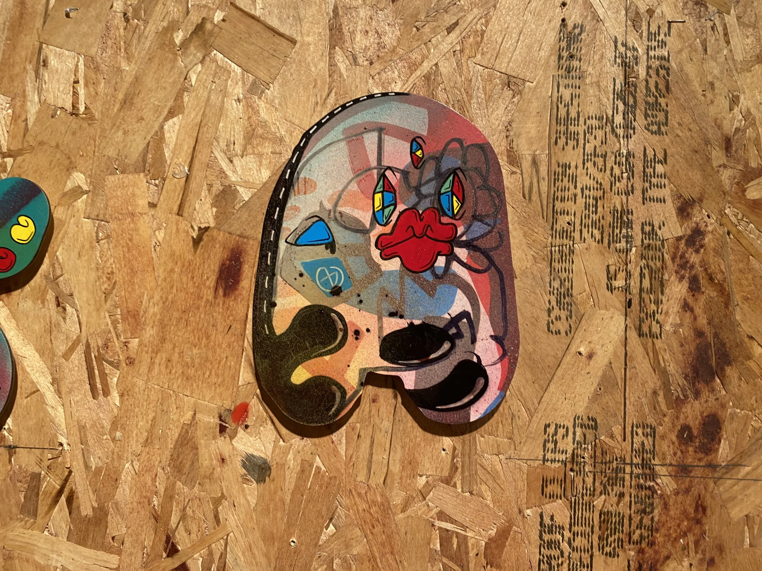 Small Tooth, 2020
mixed media on di-bond, 6" x 6"

sold