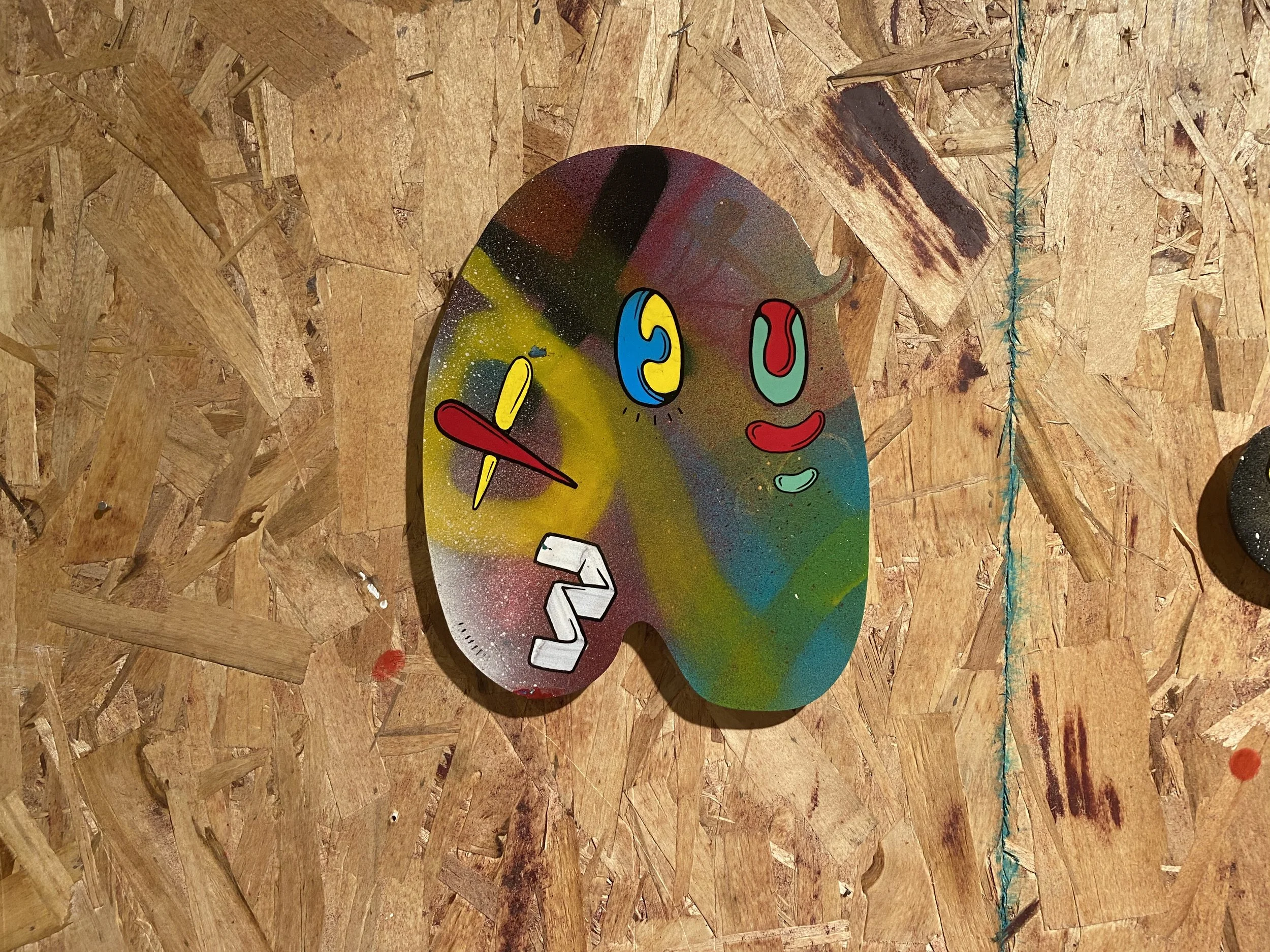 Small Tooth, 2020
mixed media on di-bond, 6" x 6"

sold