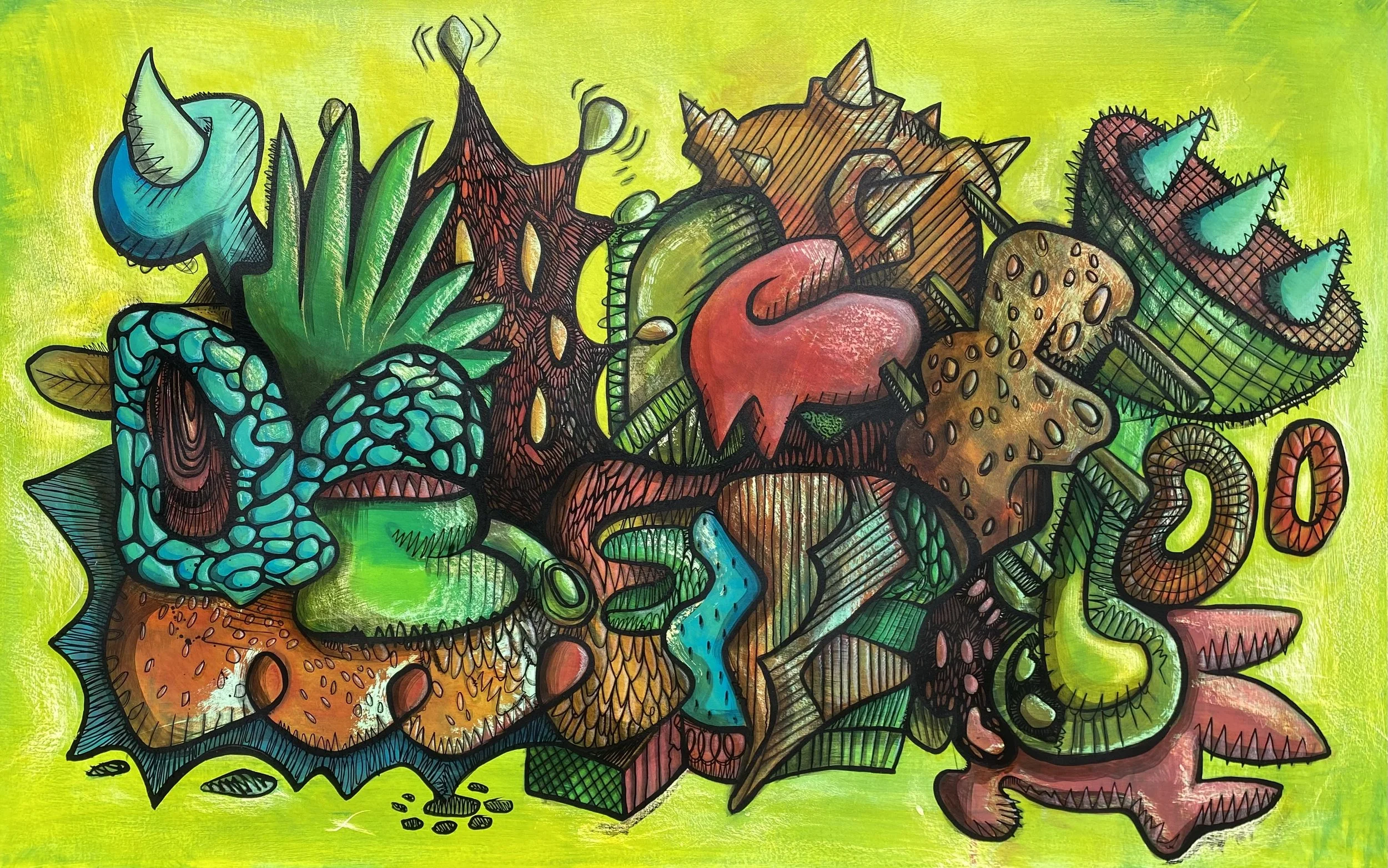 Montage, 2025
mixed media on cradled panel, 23.5" x 37.5" x 1.5"
$1,200