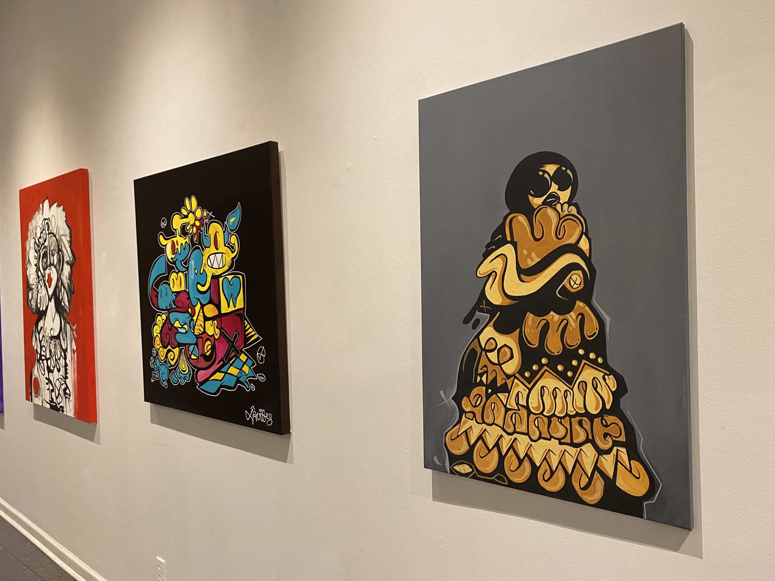 Exhibition install preview.