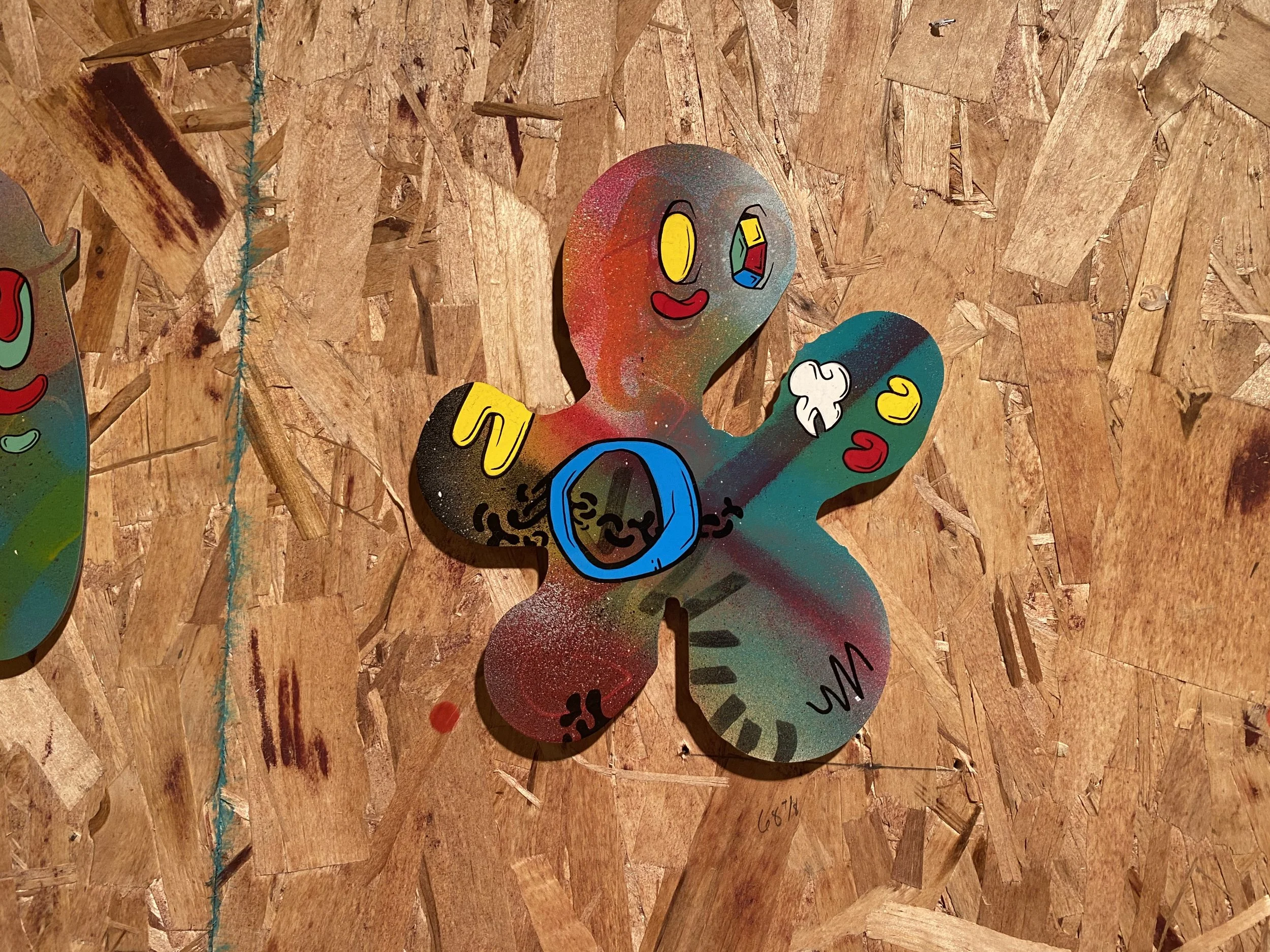 Small Gum, 2020
mixed media on di-bond, 6" x 6"

sold