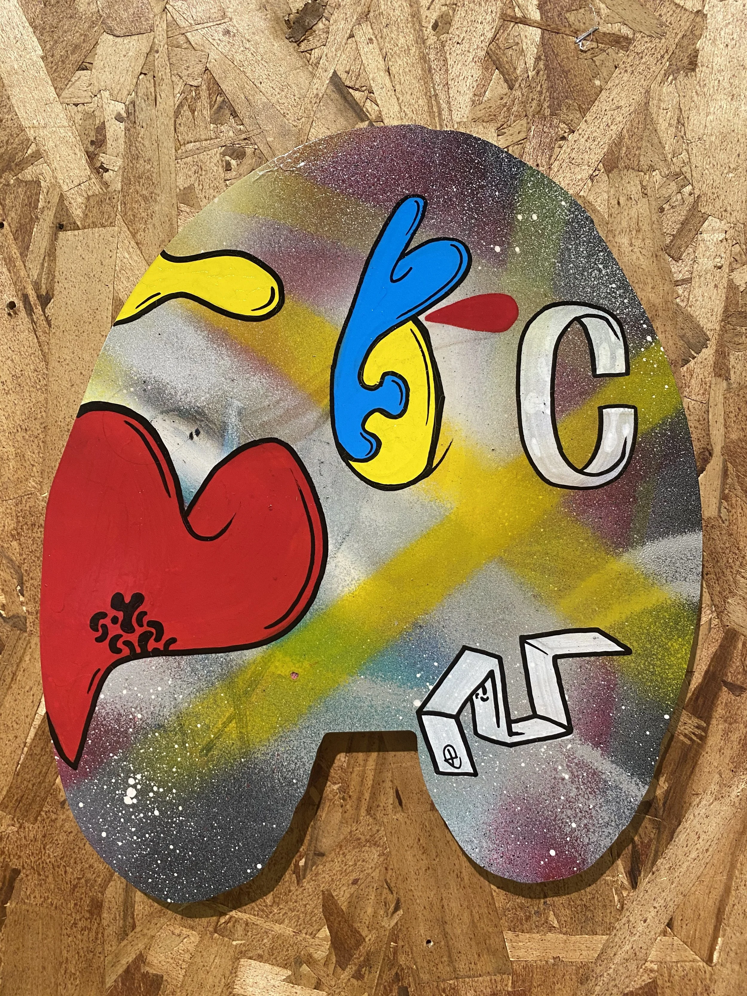 Big Tooth, 2020
mixed media on di-bond, 8" x 8"

sold