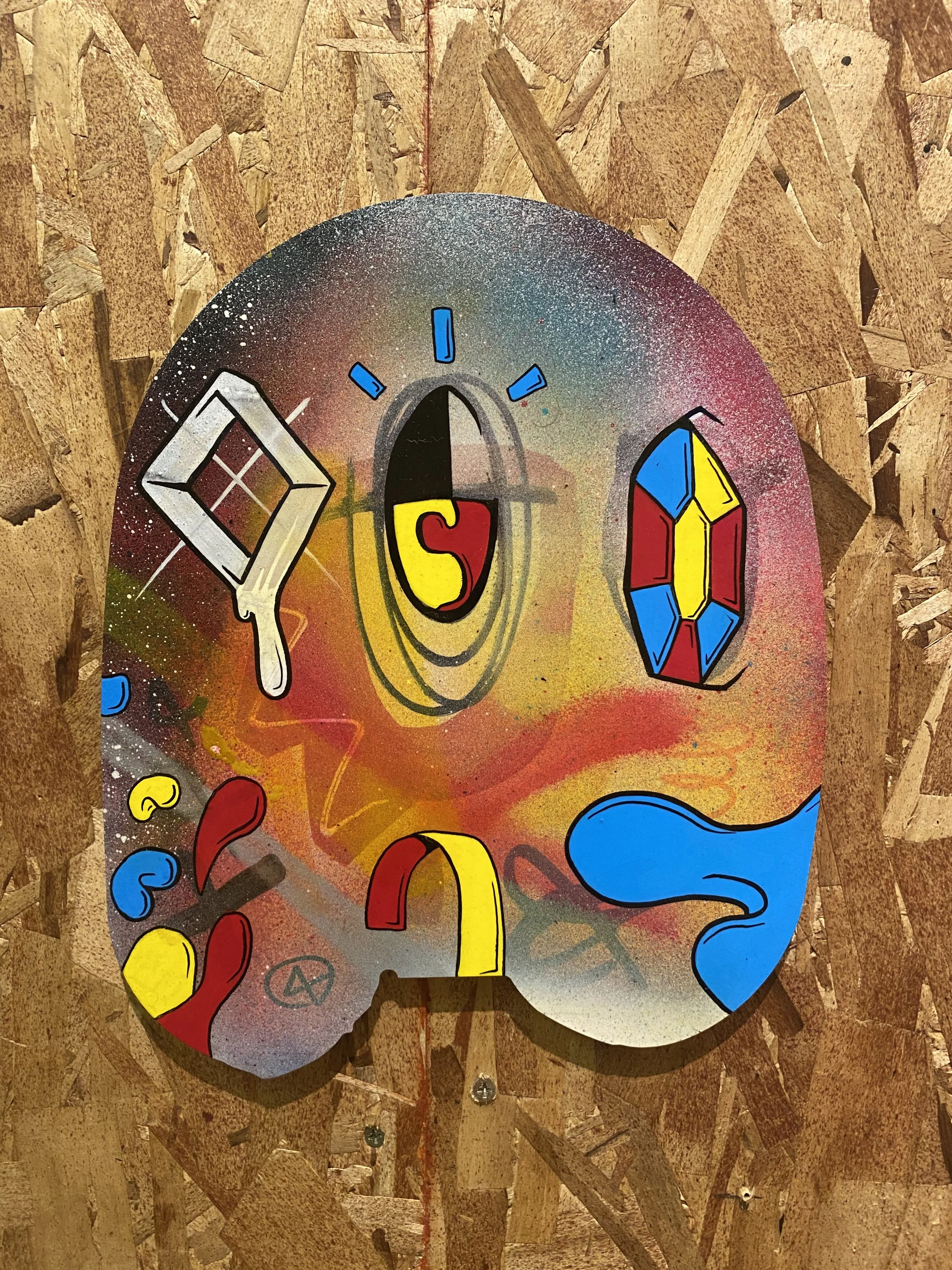 Big Tooth, 2020
mixed media on di-bond, 8" x 8"

sold