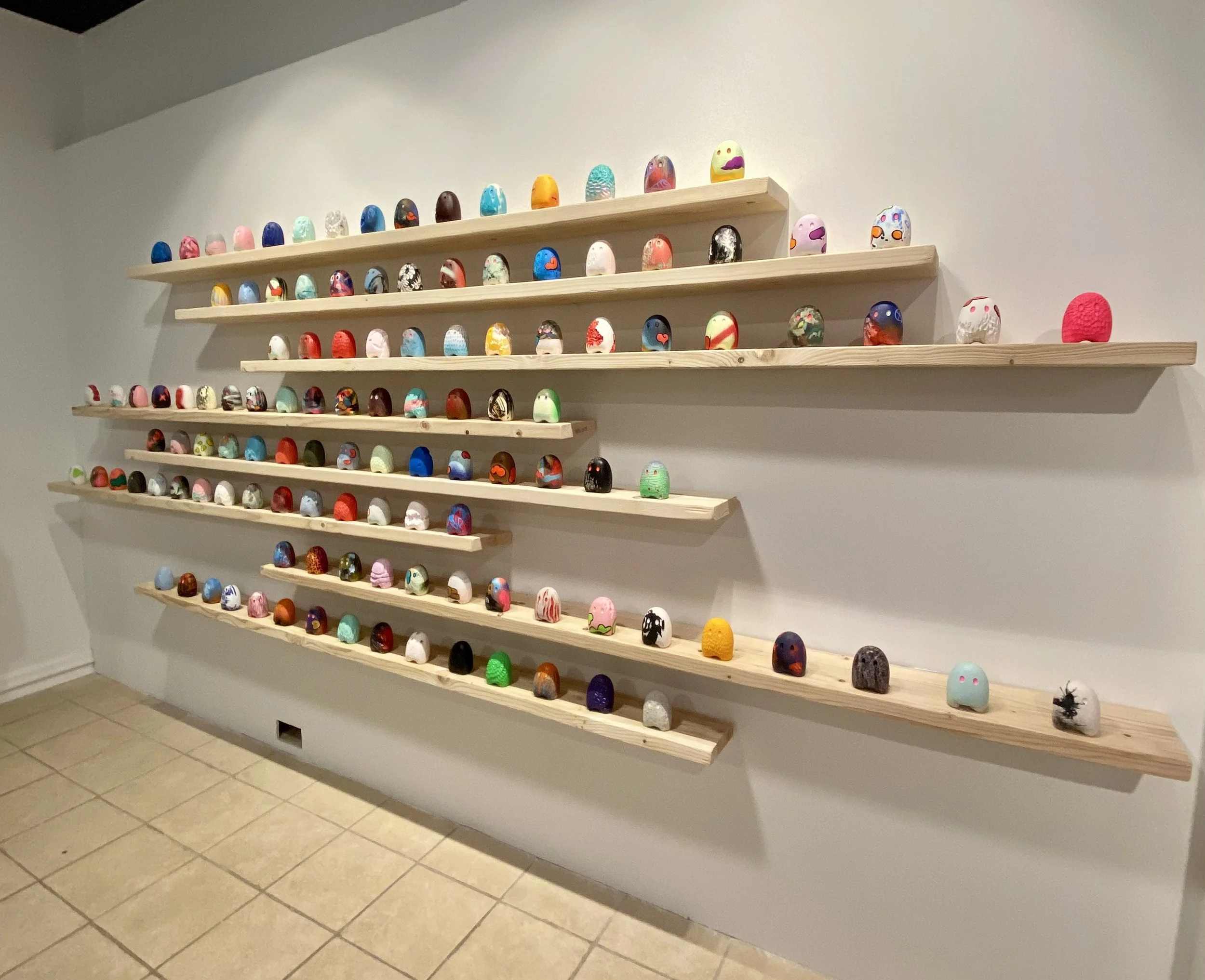 Kavities, 2023, install for "Look to You" Exhibition at BFF Gallery