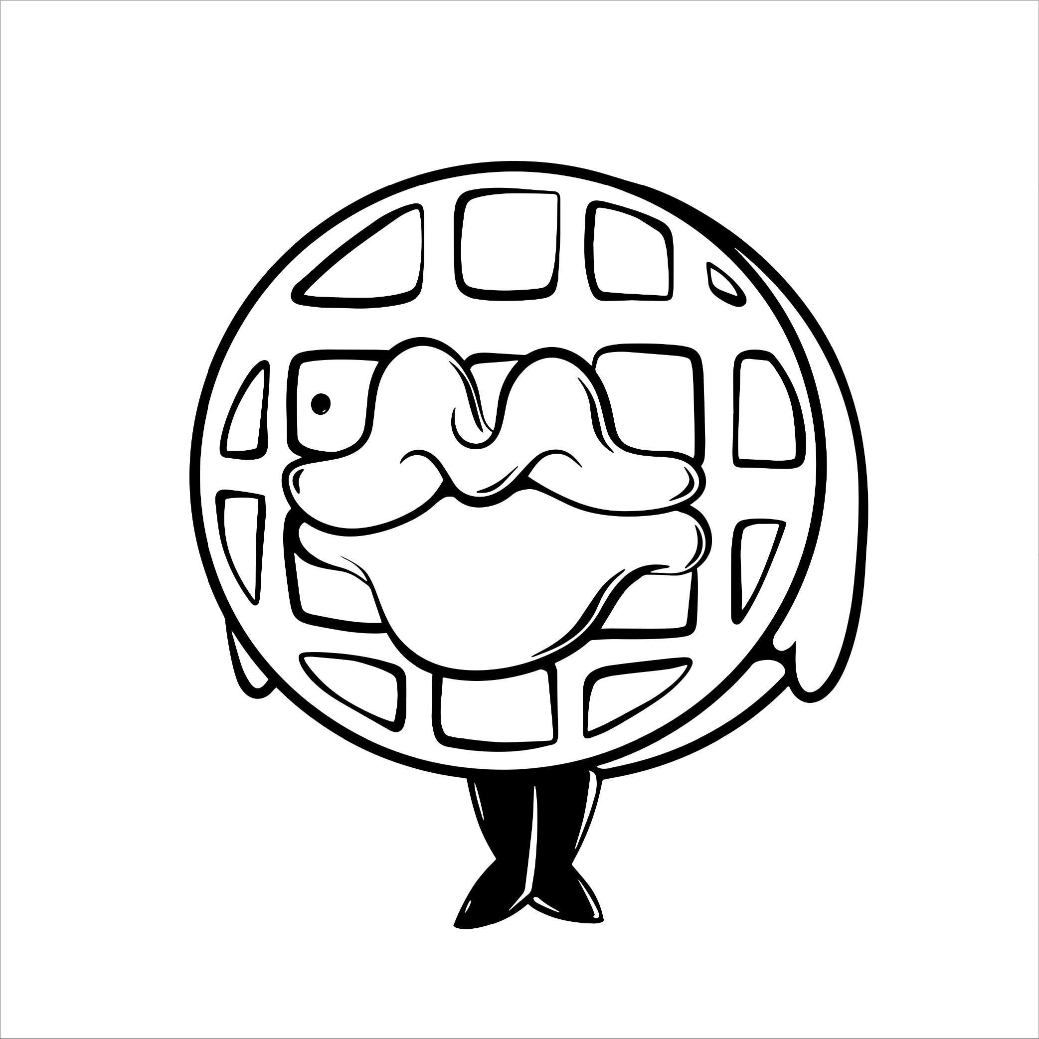 Original Waffle Character
