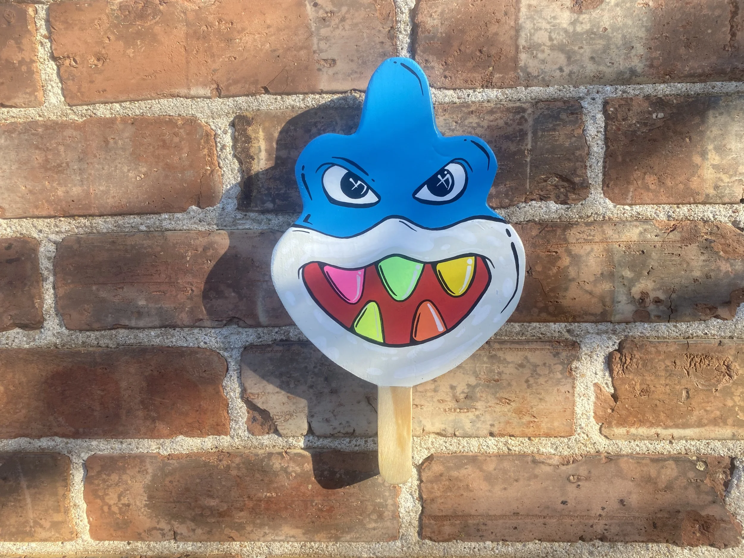 Street Shark Popsicle, 2021
acrylic on wood, 7" x 5"

sold