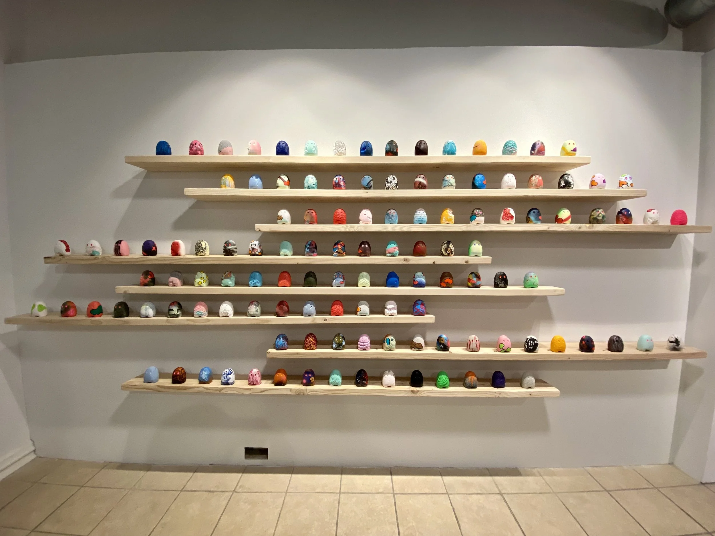 Kavities, 2023, install for "Look to You" Exhibition at BFF Gallery