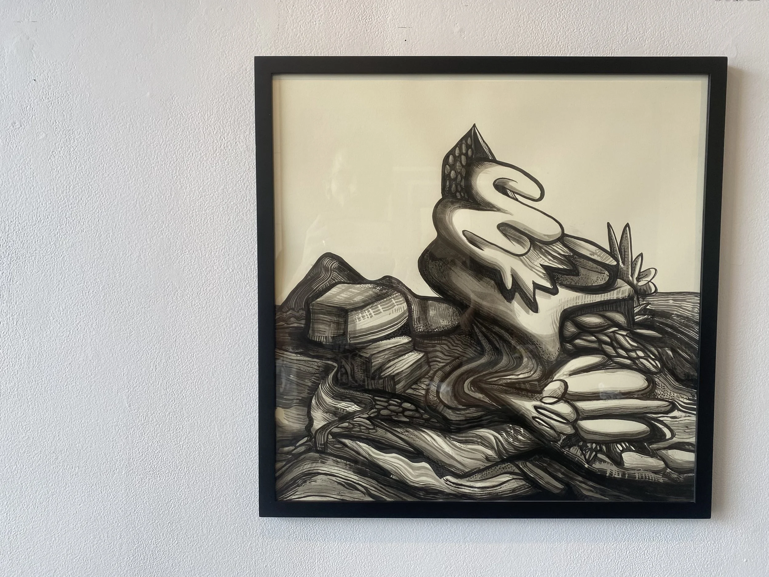 Precipice, 2025
ink on stonehenge paper, 19" x 19"

$350