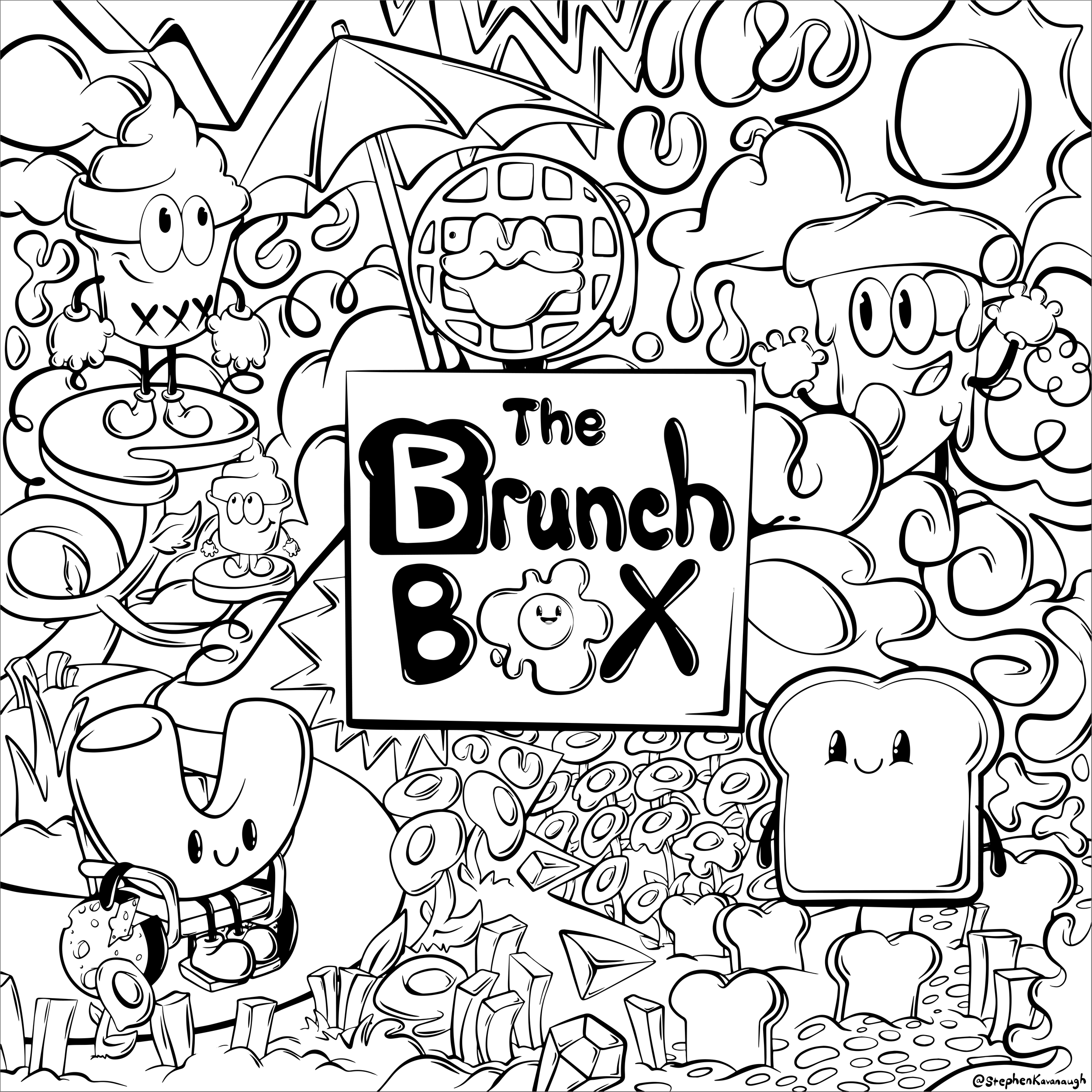 Brunch Box To-Go Box Design
