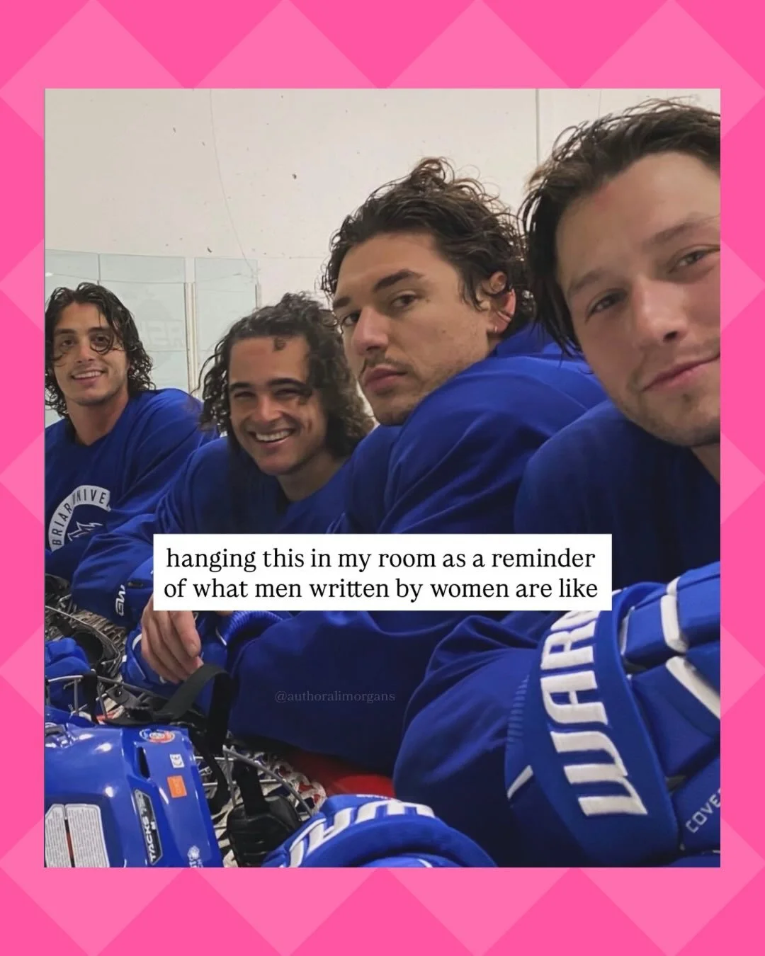 Almost forgot that this was the whole point. 
Started this page making memes and haven&rsquo;t made any in so long. It was time. 

Hello, my name is Ali and I&rsquo;m obsessed with Off Campus. I&rsquo;m currently reading the books (finally) and will 
