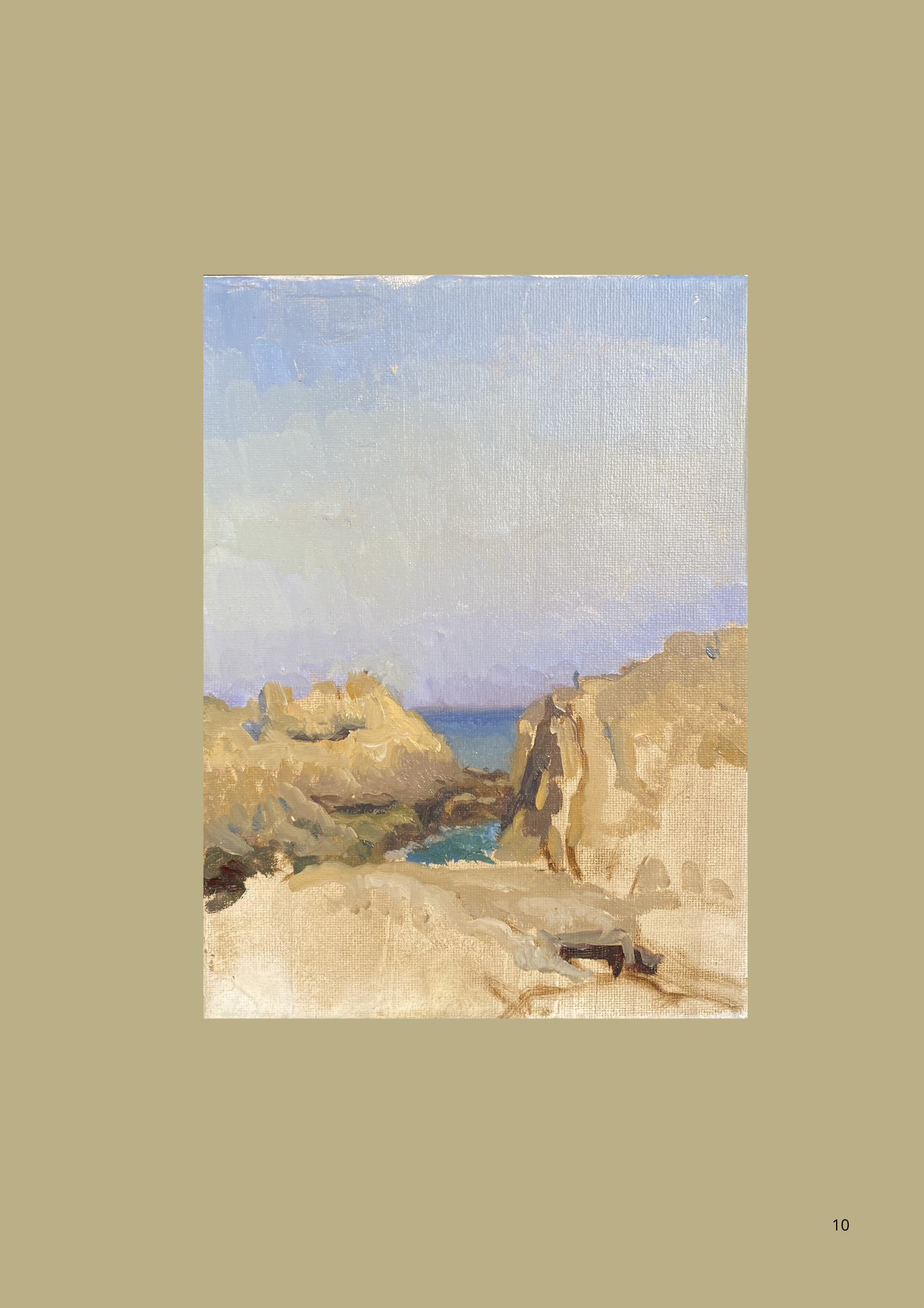 Mindelo - Original Plein Air Study