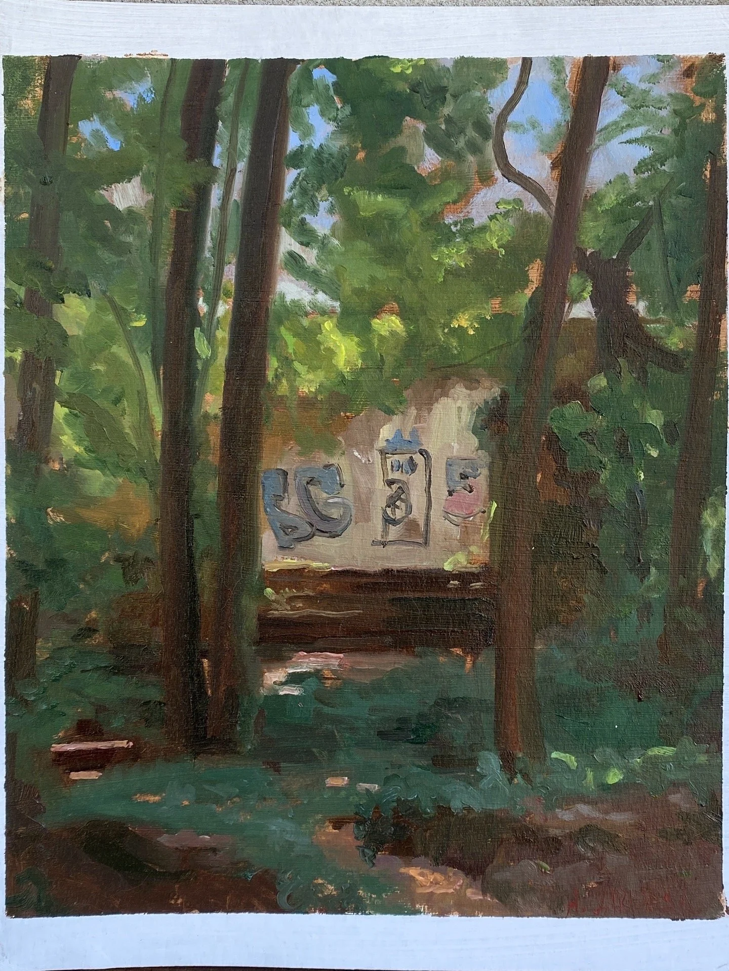 Ecovia Maia - Original Plein Air Study