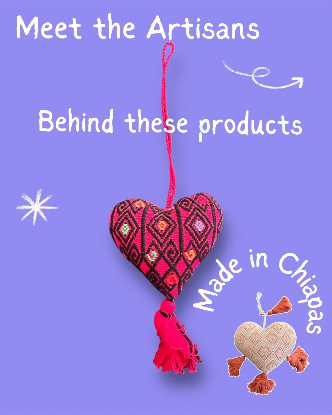 Meet Cristina &amp; Ernestina, artisans behind the art 🤍

Pieces handmade by skilled artisans in Mexico, using techniques passed through generations - backstrap loom embroidery. 

Unique pieces made with love 

✨ Share to support handmade art 🤍

#A