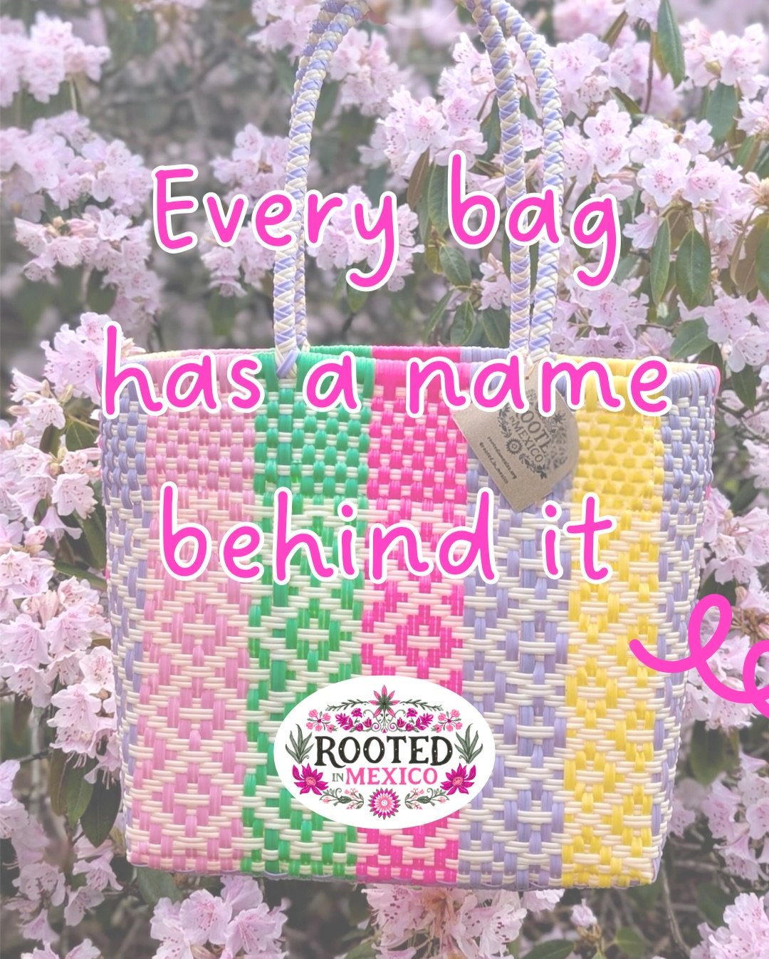 Four bags, four artisans, four corners of Mexico.🇲🇽 
Maria Antonieta brings colour to every mercado in Oaxaca. 
Paulino weaves palm into fruit beauties in Guerrero. 
Zeferino crafts unicorns from the reeds of Lake Patzcuaro. 
Cano Cruz weaves a pop