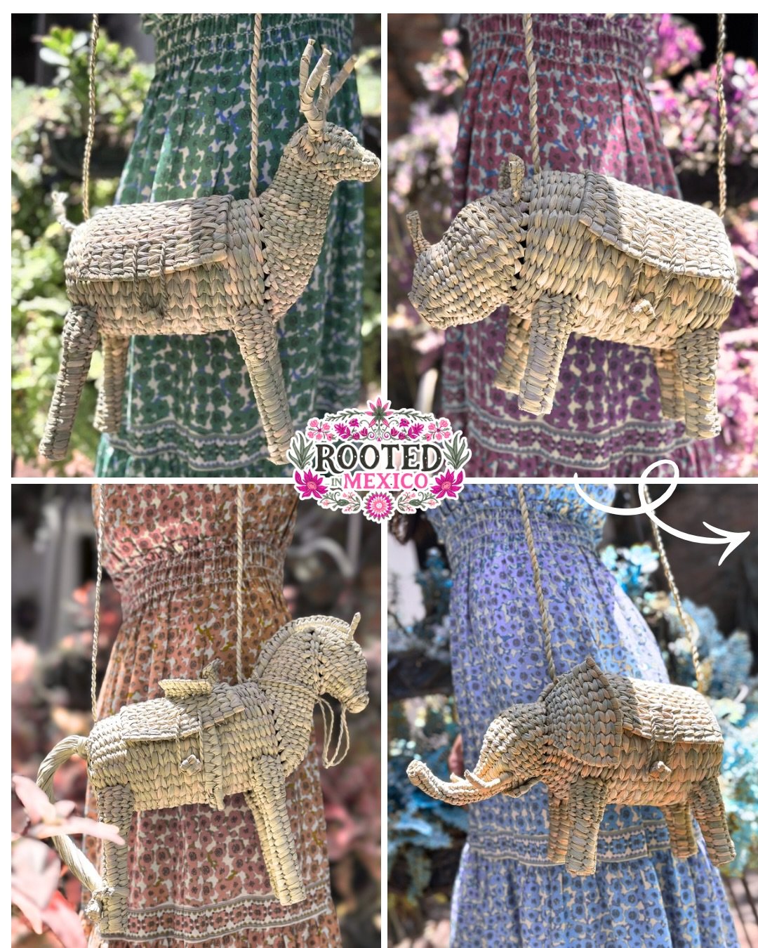 June is here and so are our new chuspata animal bags - they're making their way from Mexico 😍

Handwoven from the reeds of Lake Patzcuaro, Michoacan by Zeferino and his family. 

COMING SOON 

Shop the rest of our collection via link in bio. ⬆️

#Ro