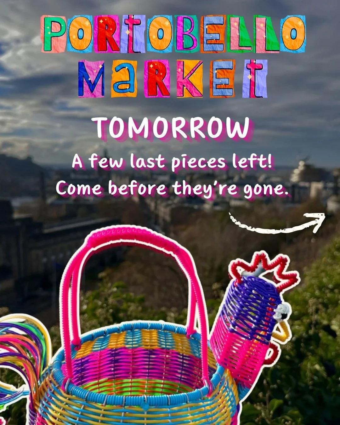 We're busy restocking - but for now, come find these last pieces at Portobello Market tomorrow.

Brighton Park, Portobello from 9.30am - 1.30pm 

See you tomorrow! Come chat and find out the story behind each piece.