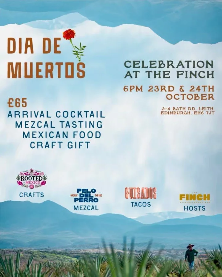 We&rsquo;re so excited to finally share this with you. 💀🌼

This October, we&rsquo;re bringing D&iacute;a de Muertos to Edinburgh for an evening of mezcal, food, tradition and stories.

We want to share more than just the colours and symbols of D&ia