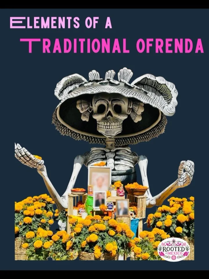 &ldquo;Recordar es volver a vivir.&rdquo; / &ldquo;To remember is to live again.&rdquo; 

Have you ever wondered what goes in a traditional Mexican ofrenda?

Every element has a meaning. An ofrenda is a beautiful Mexican tradition that honours those 