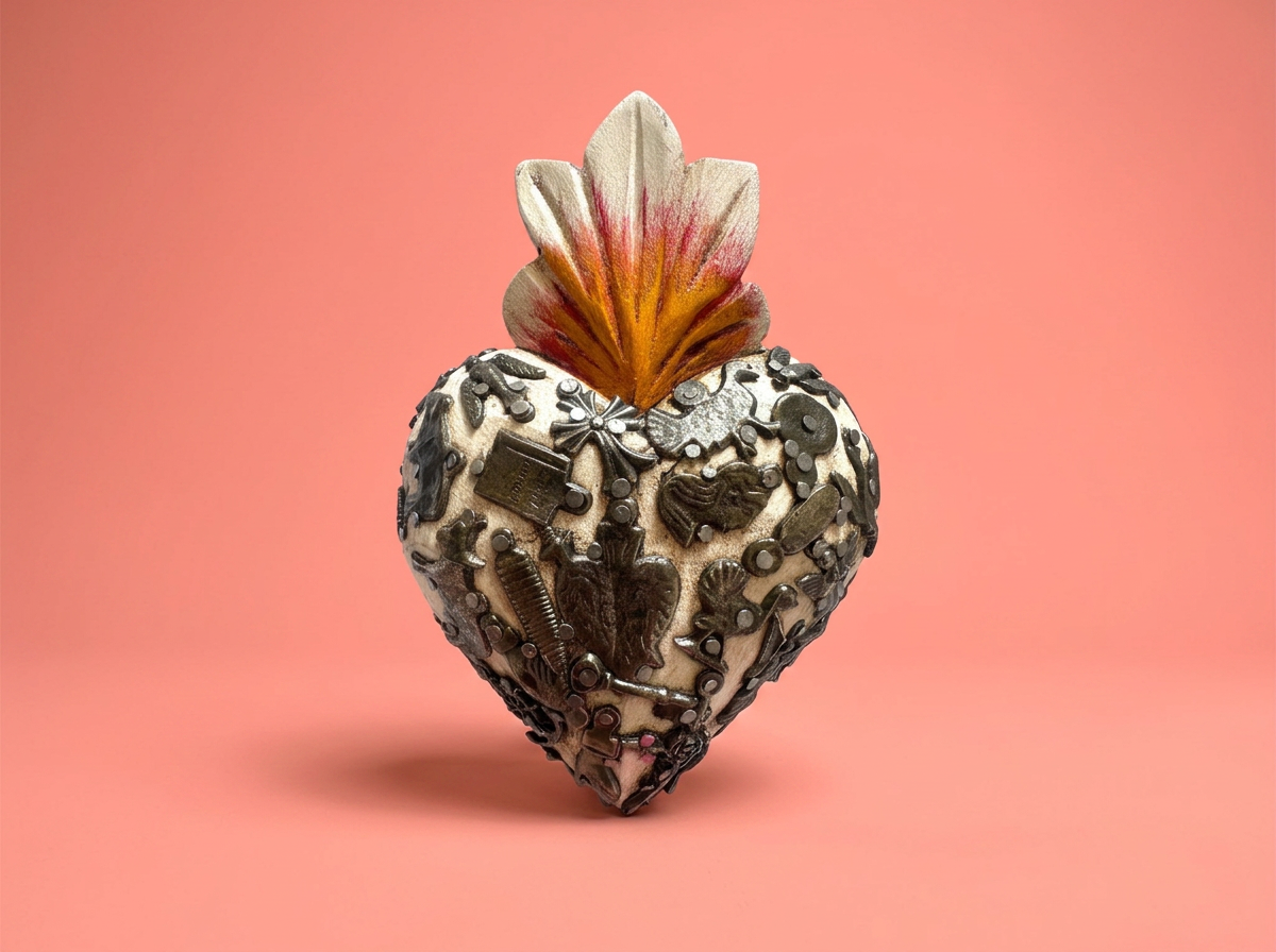 Milagrito Corazón - Cream (Medium)
