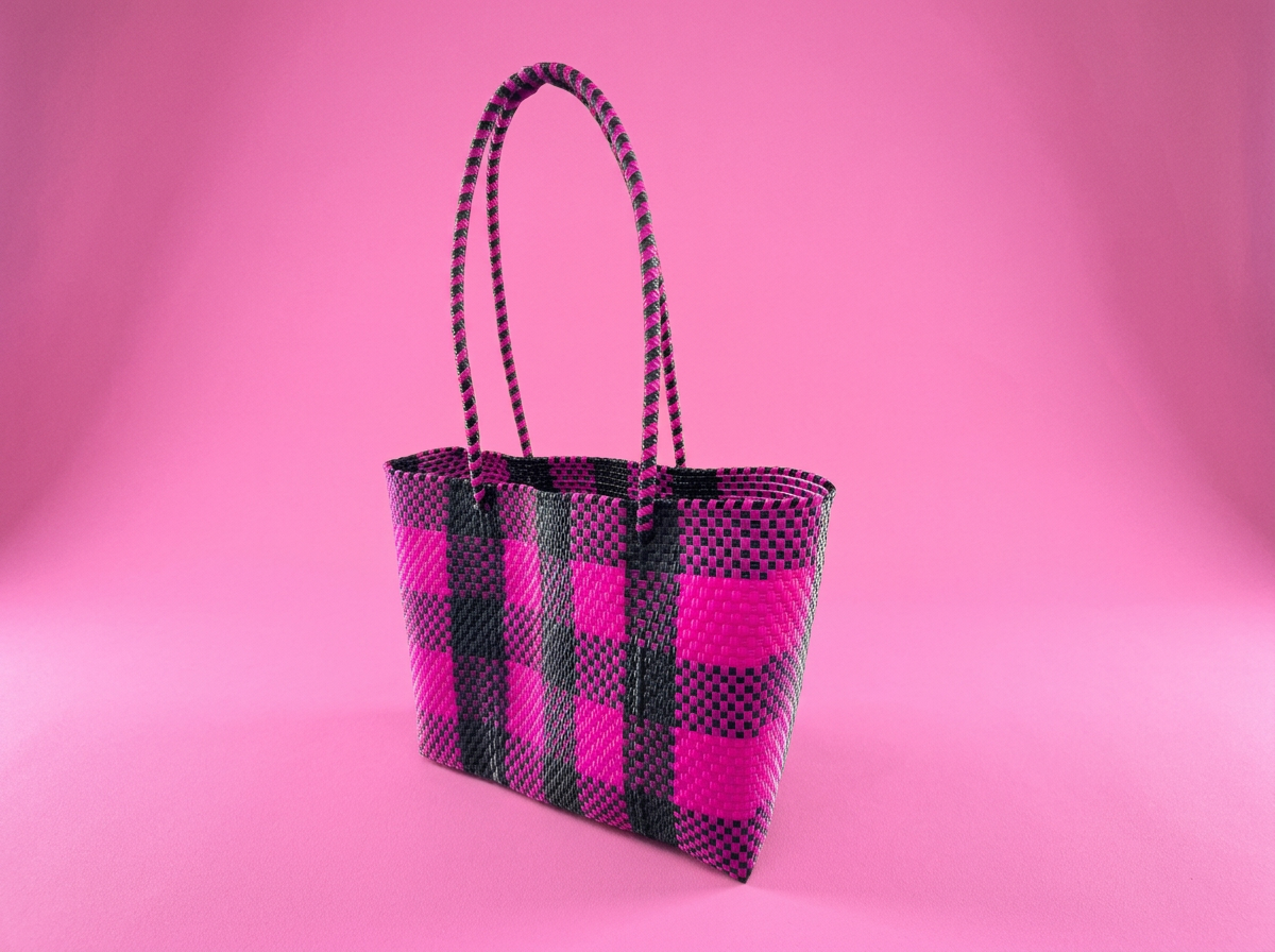 Oaxaca Stripe Tote Bag (Medium) | Handwoven Market Bag from Mexico | Oaxaca, Mexico | Rooted in Mex