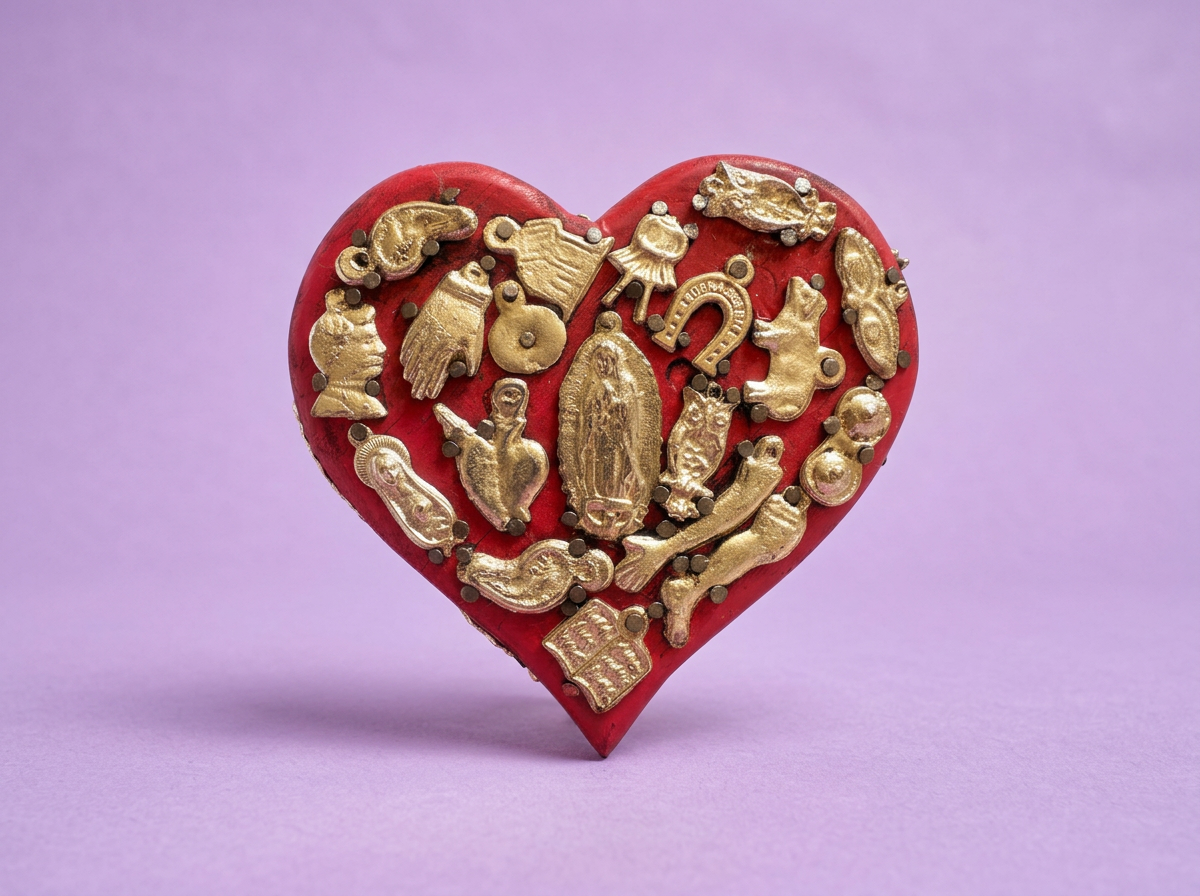 Milagrito Corazón - Pink (Medium)