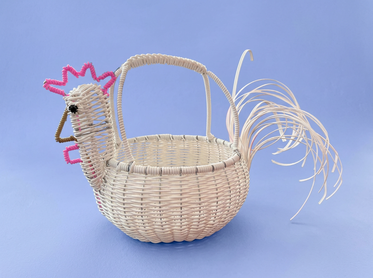 Handwoven Hen Egg Holder – Small