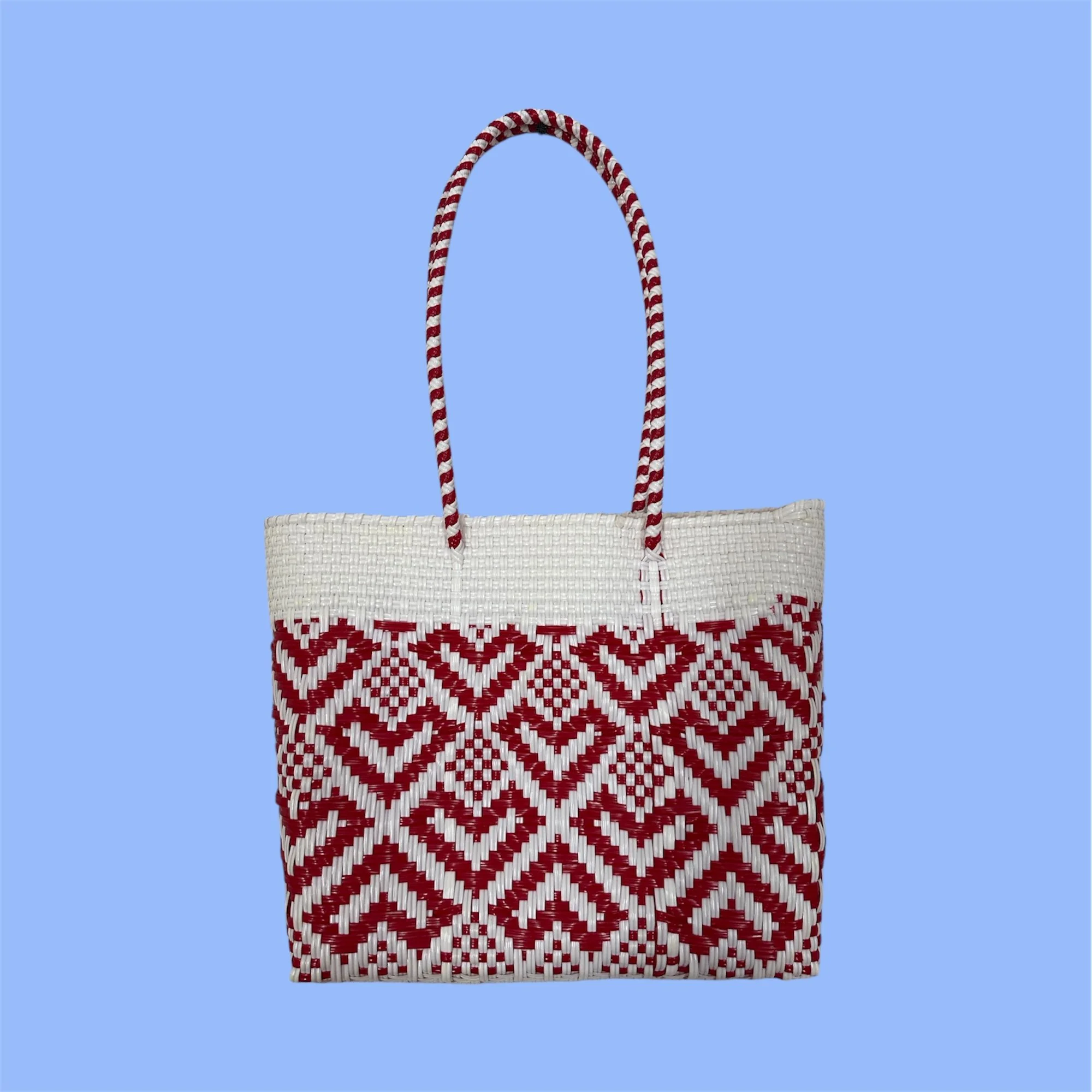 Oaxaca Heart Pattern Tote Bag (Medium)