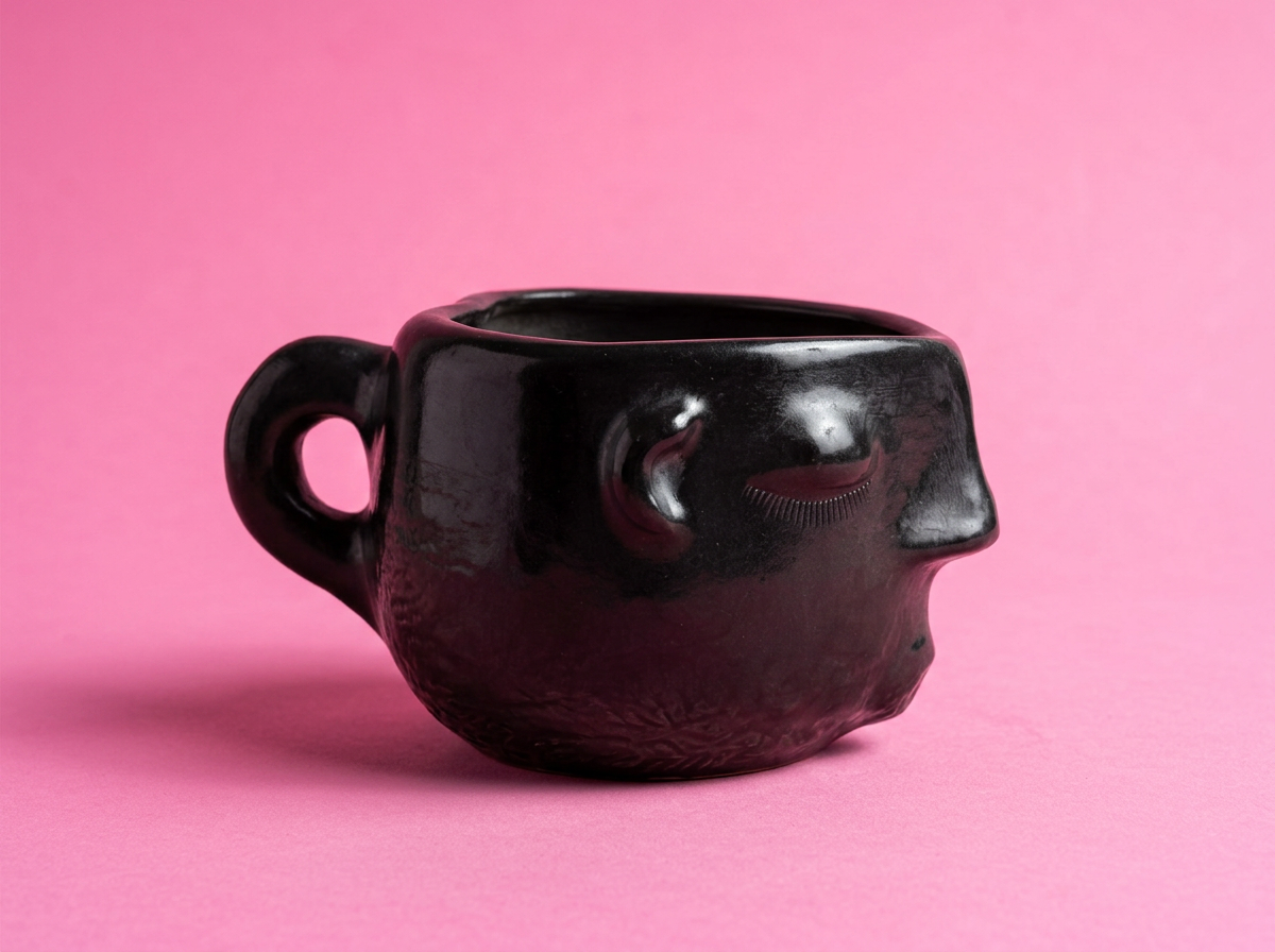 Barro Negro Heart Carita Mug