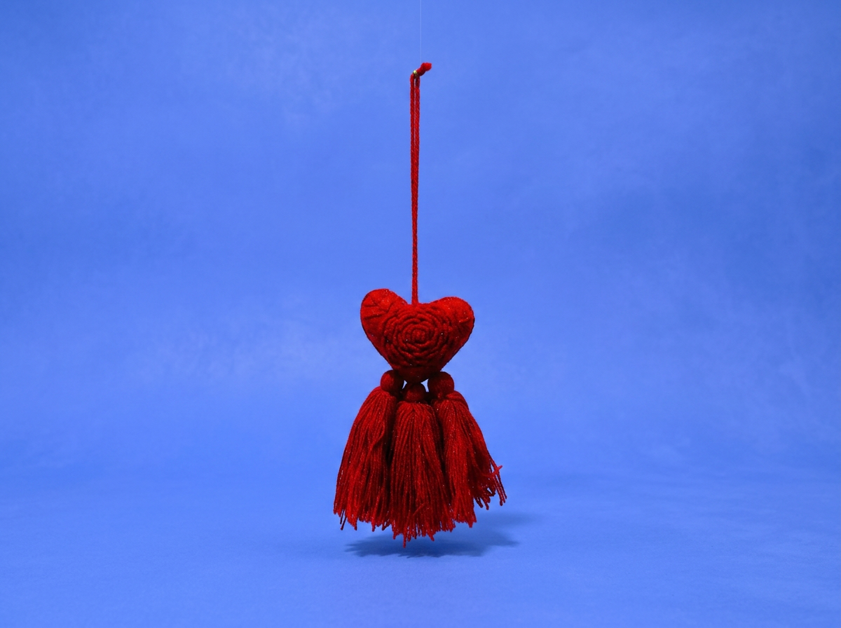 Red Heart Embroidered Charms | Chiapas, Mexico | Rooted in Mexico