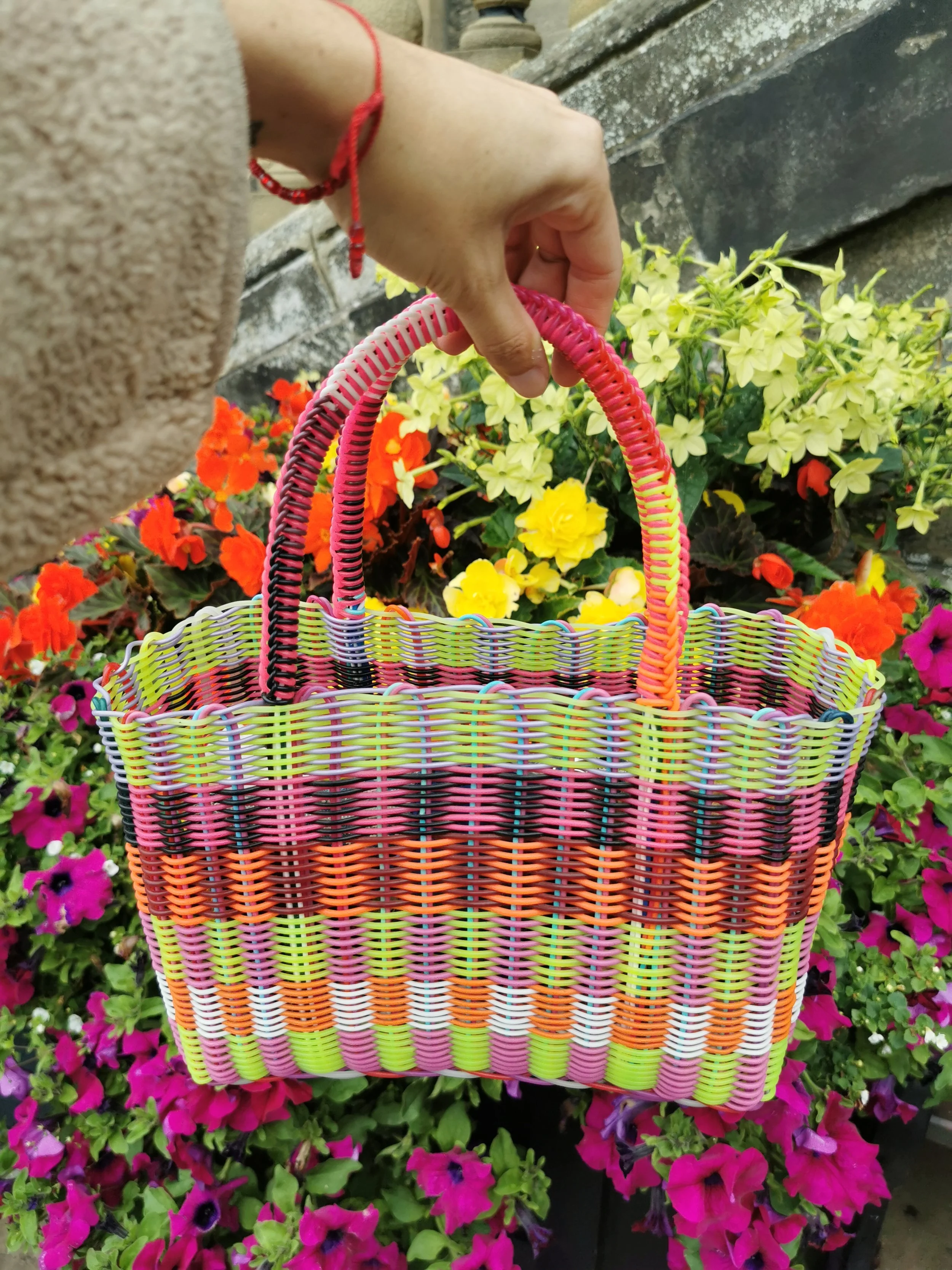 Woven Plastic Handbag | Rooted in Mexico