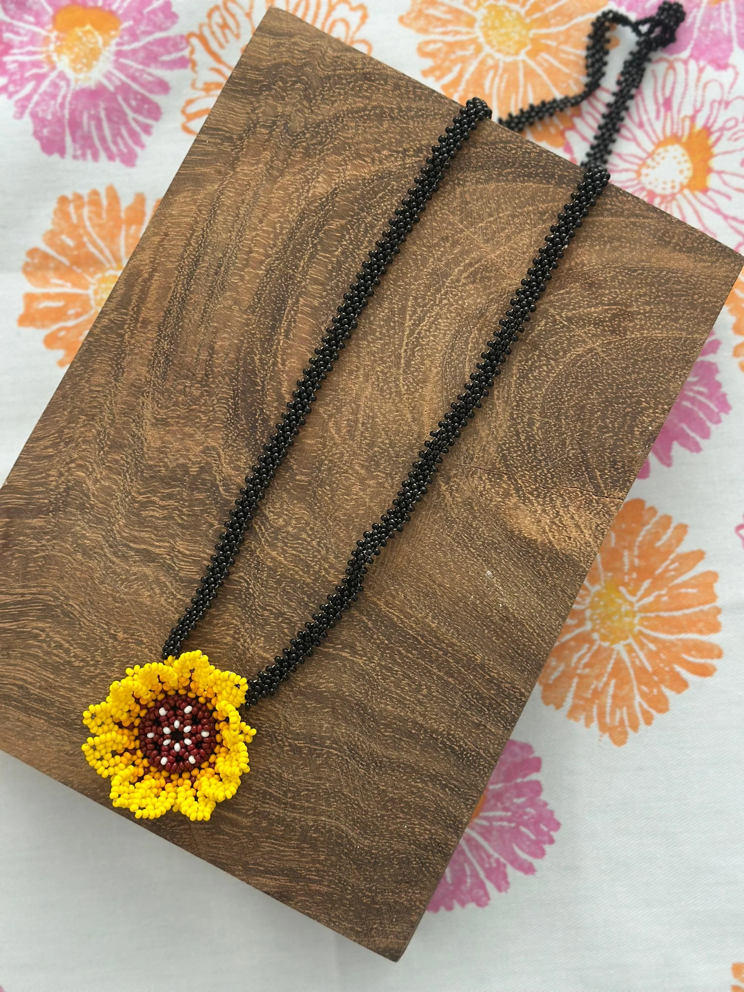 Sunflower Necklace