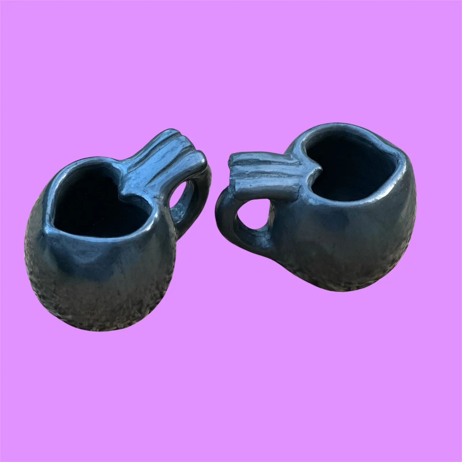 Barro Negro Mini Heart Espresso Cups (pair)