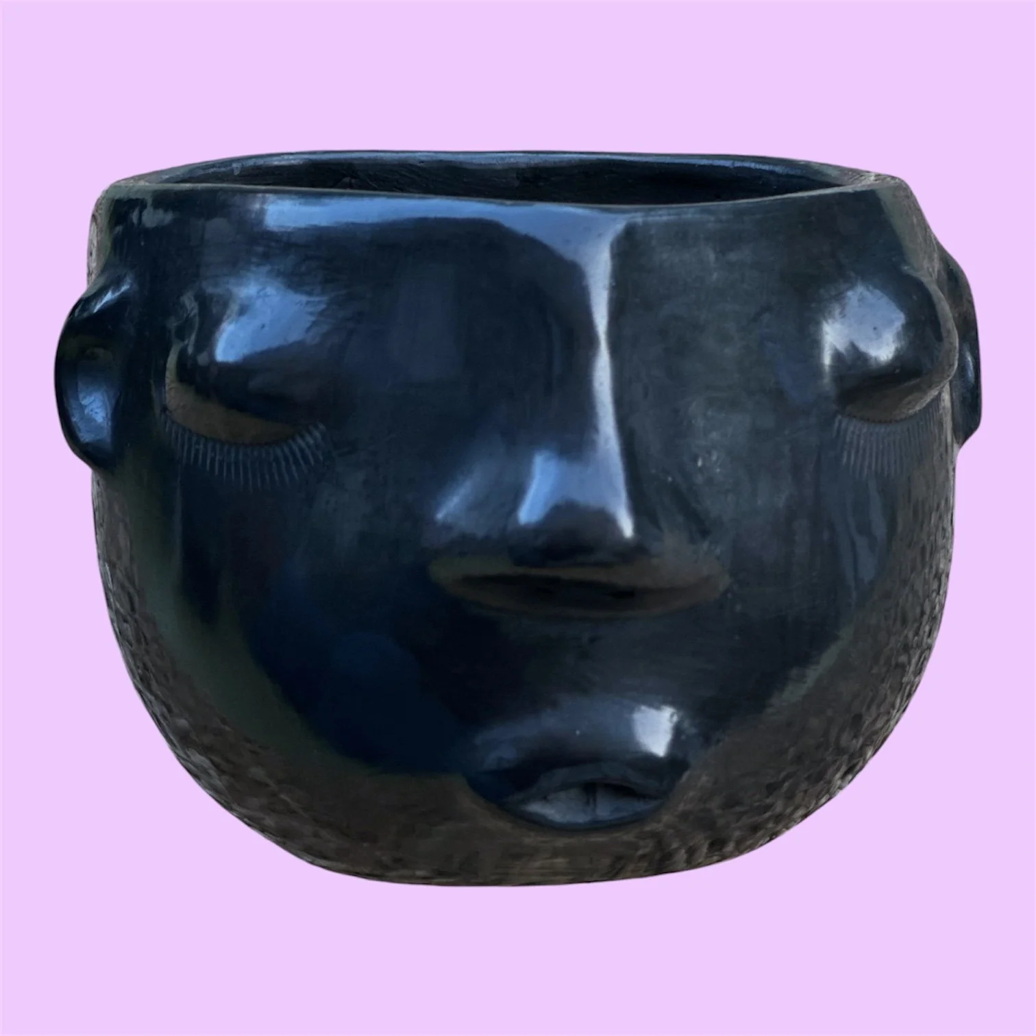 Barro Negro Heart Mug | Handmade Mexican Black Clay
