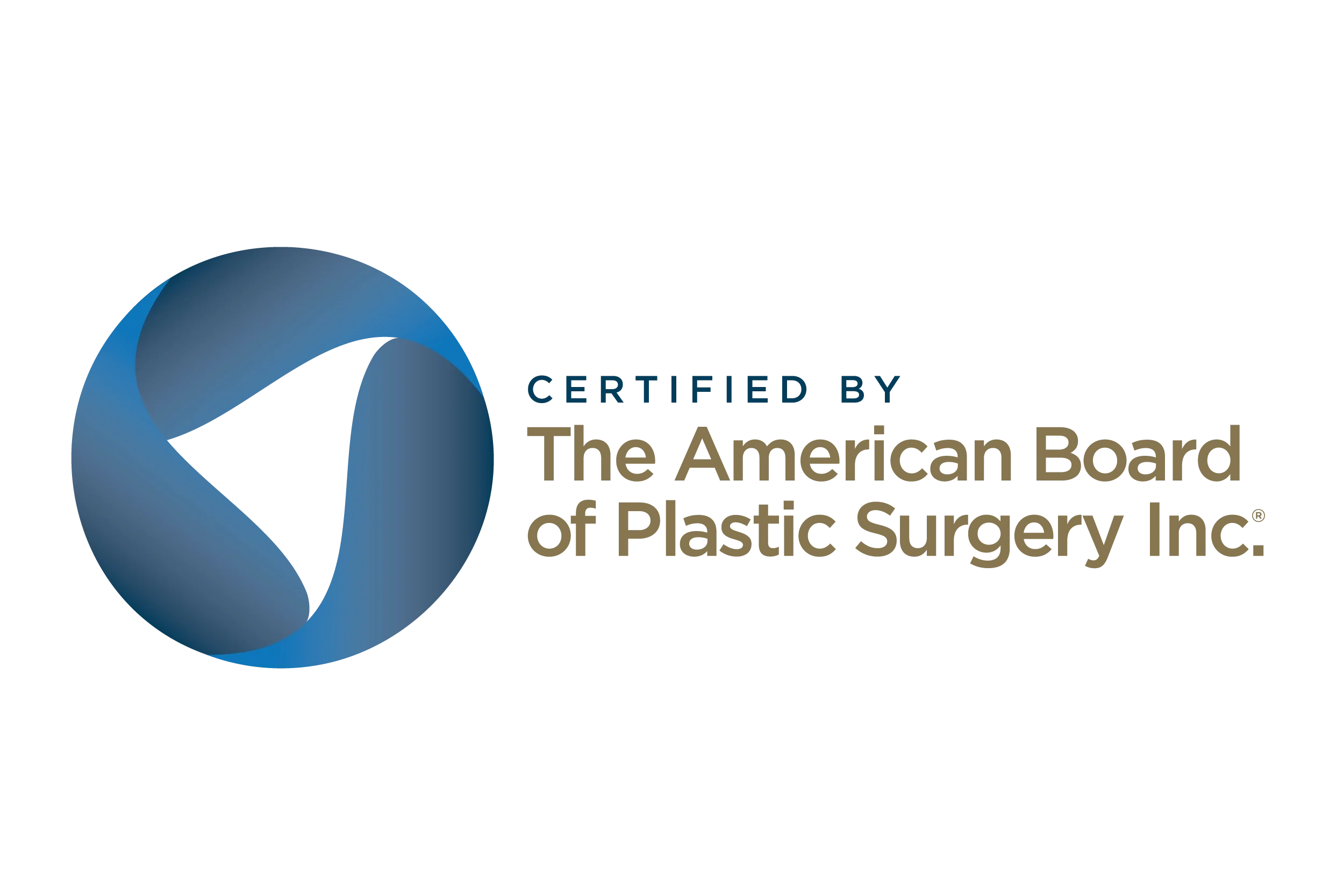 CERTIFIED BY- THE AMERICAN BOARD OF PLASTIC SURGERY INC.