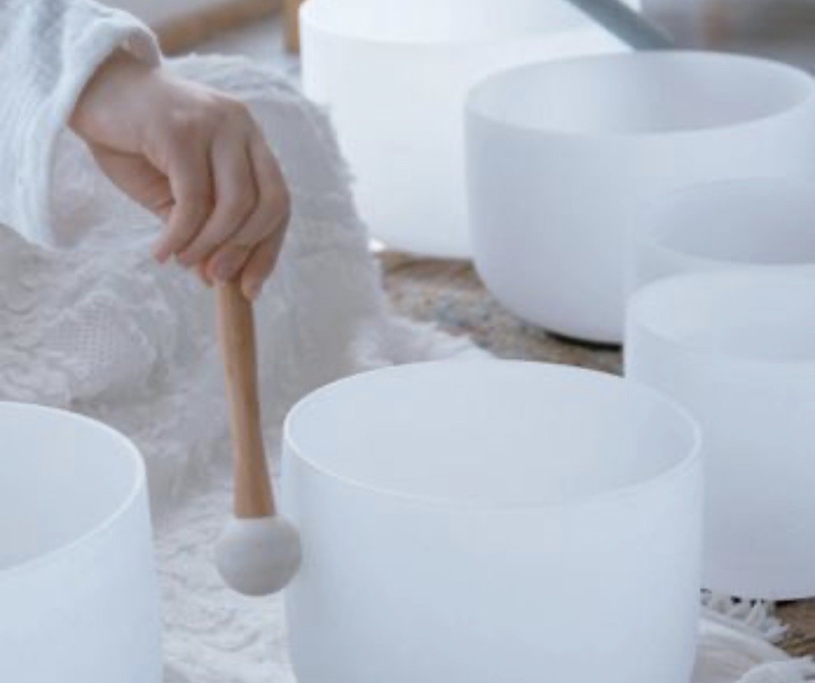Crystal bowls sound healing