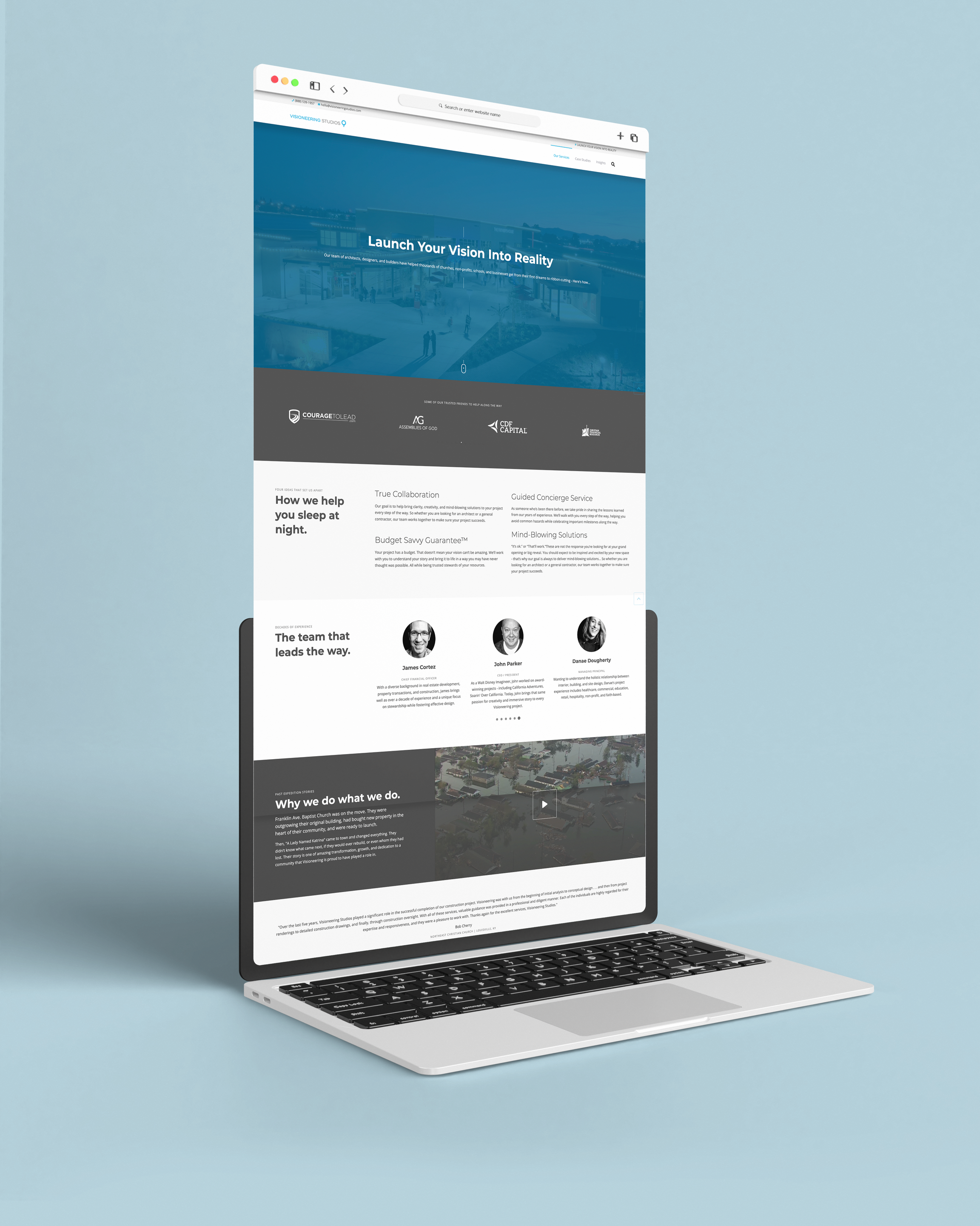 Home Page Before