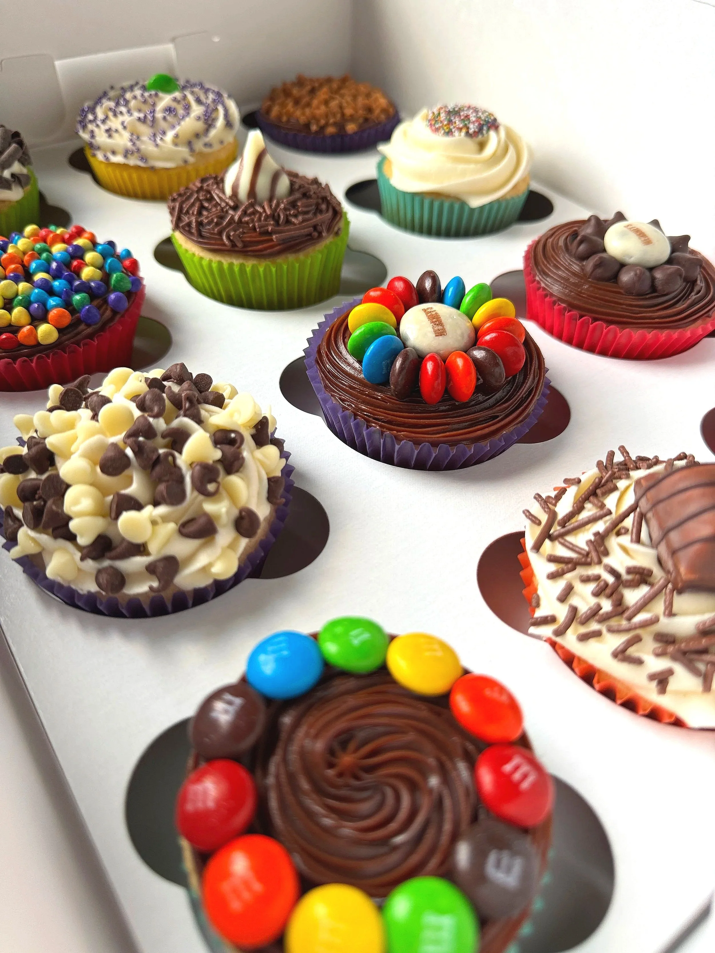 Assorted classic cupcakes