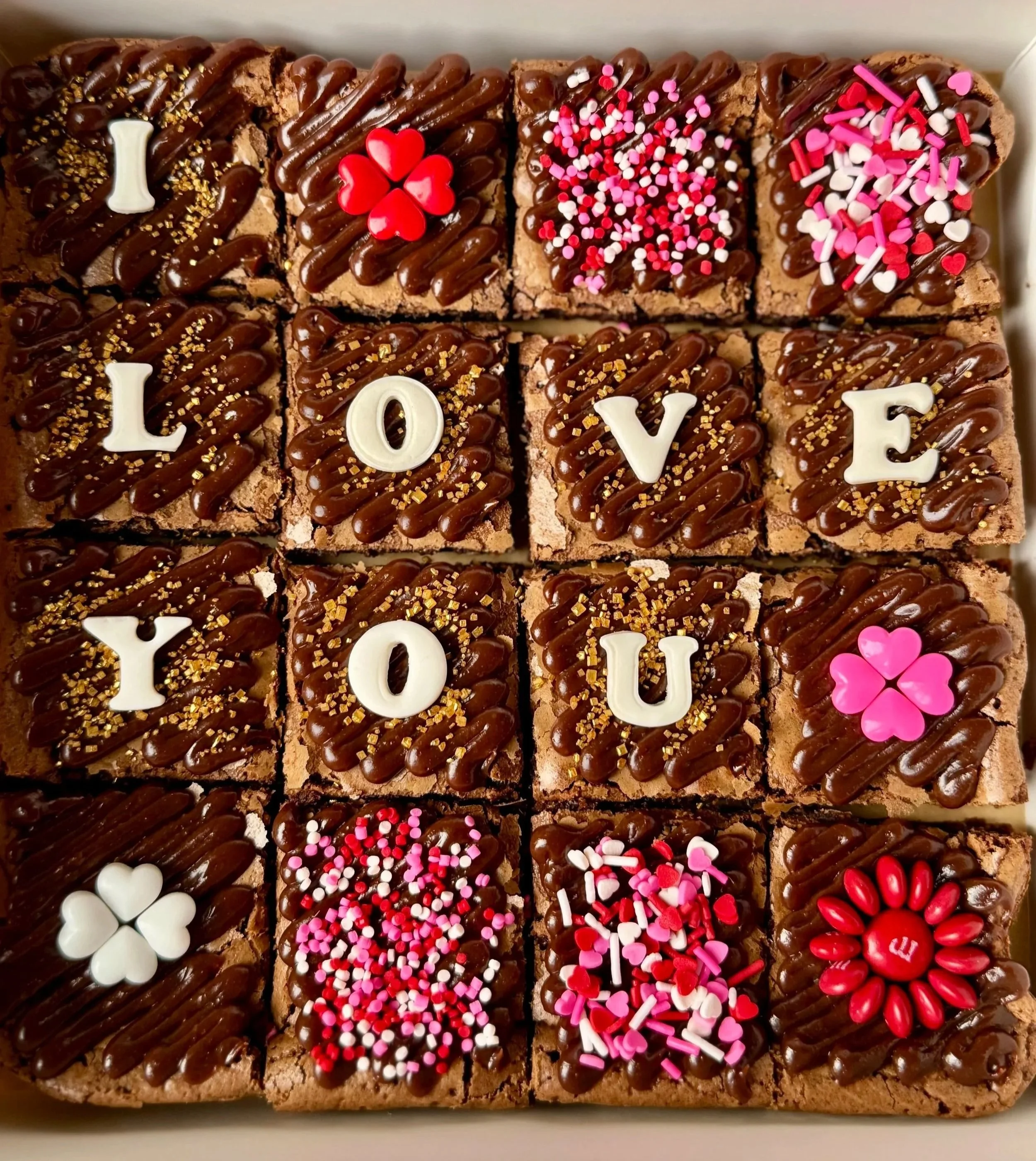 Valentine's Brownie bites