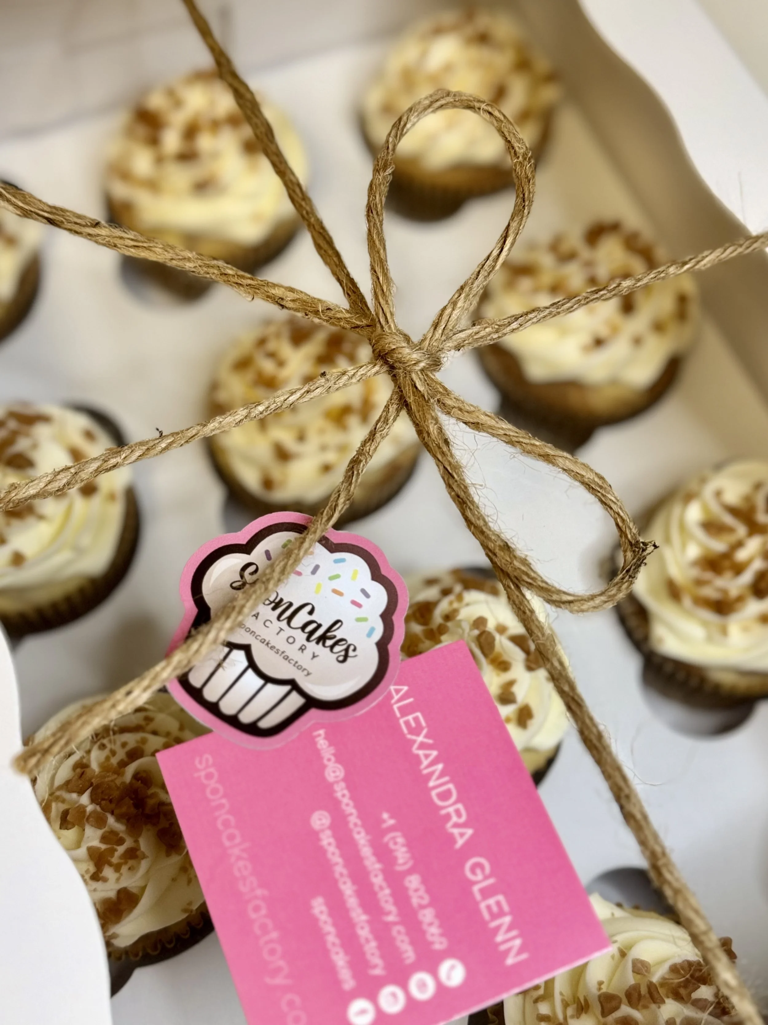Buttercream cupcakes box