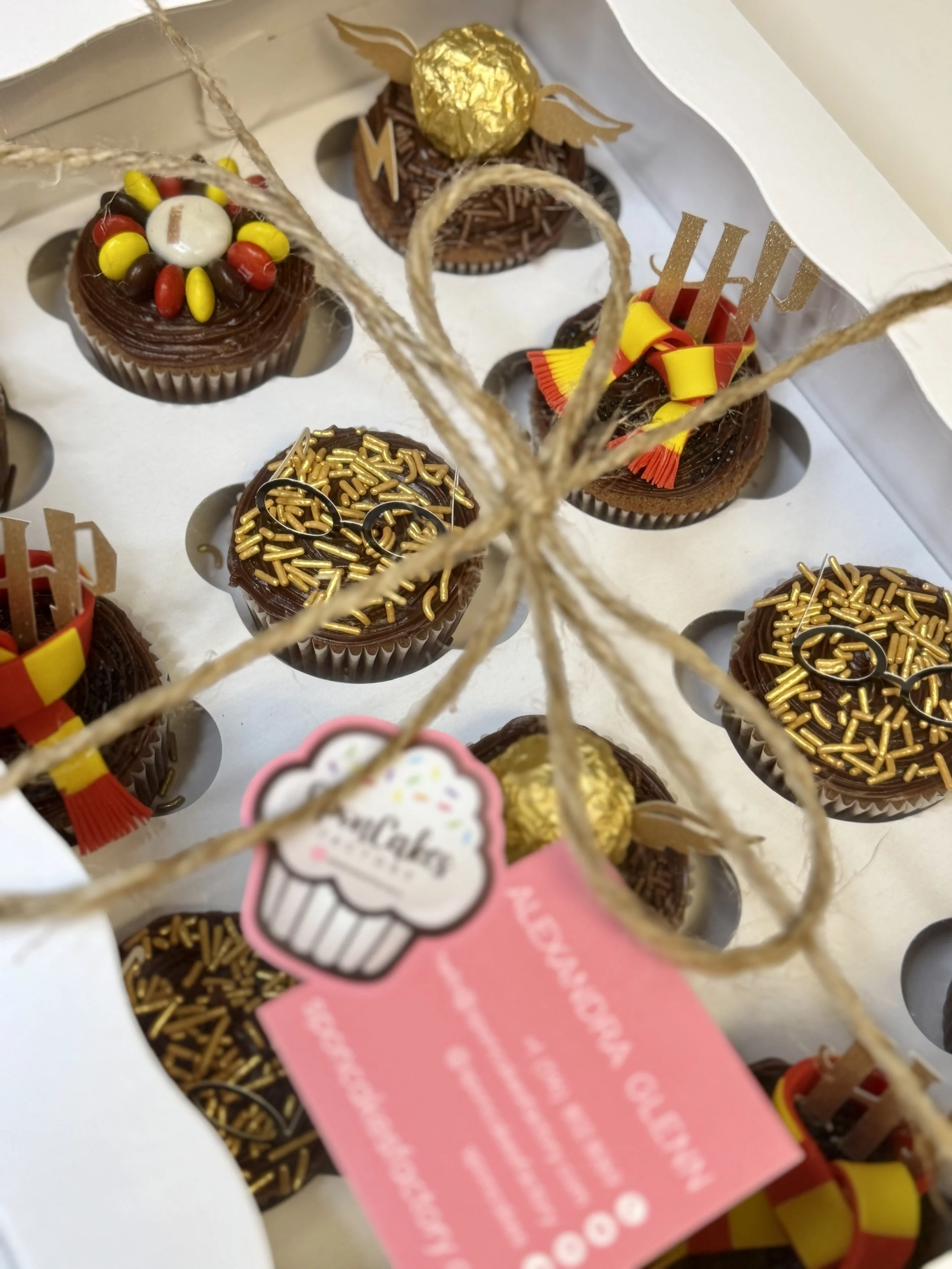 12 Harry Potter classic cupcakes