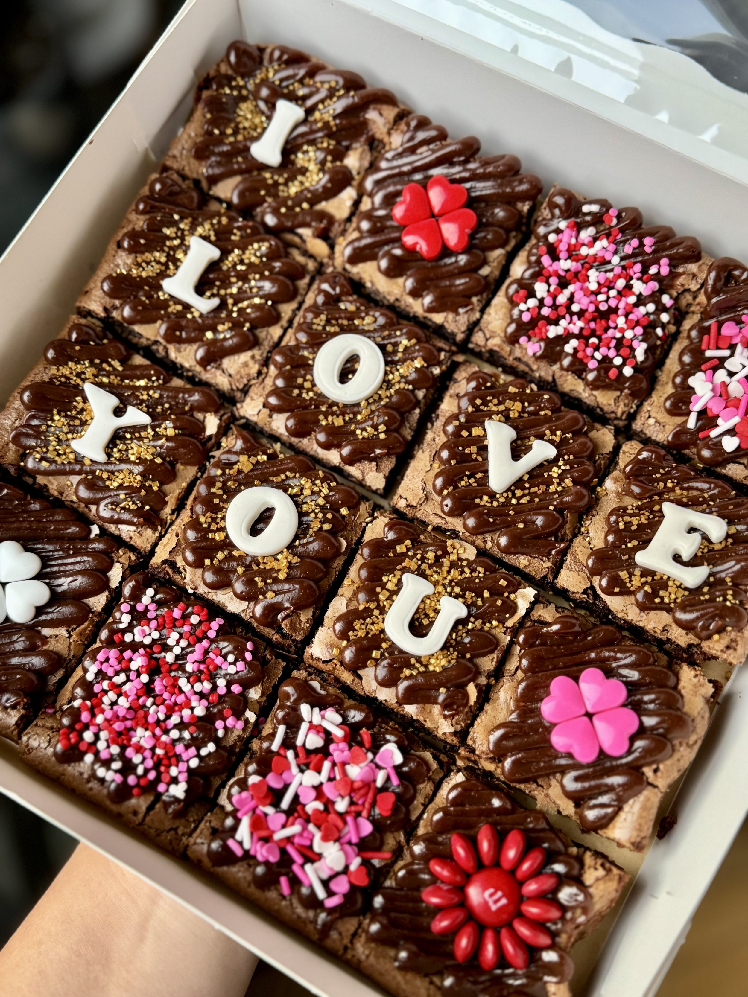 Valentine's mini Brownies