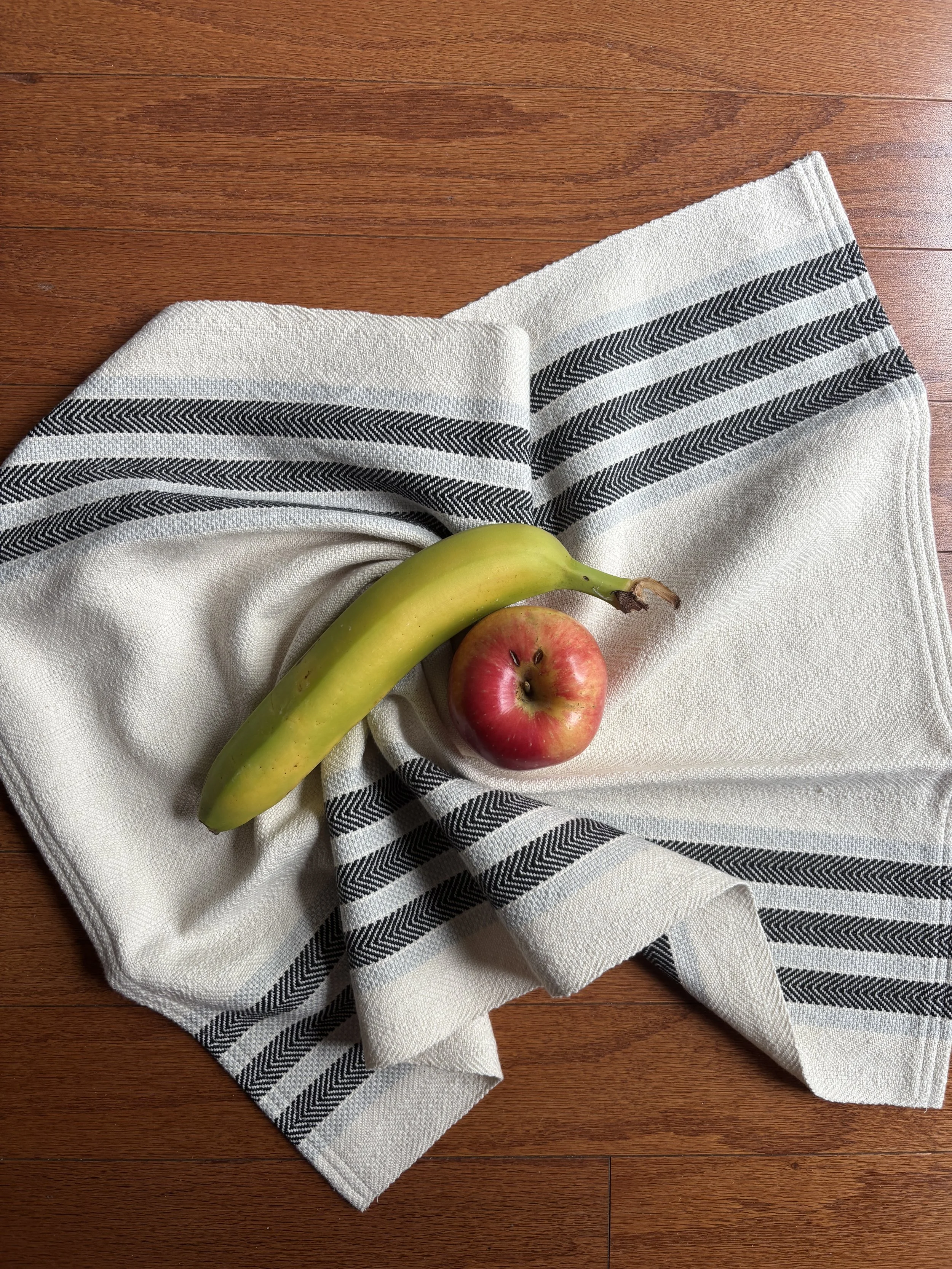 🧺 Golden Basket Weave Cotton Towel