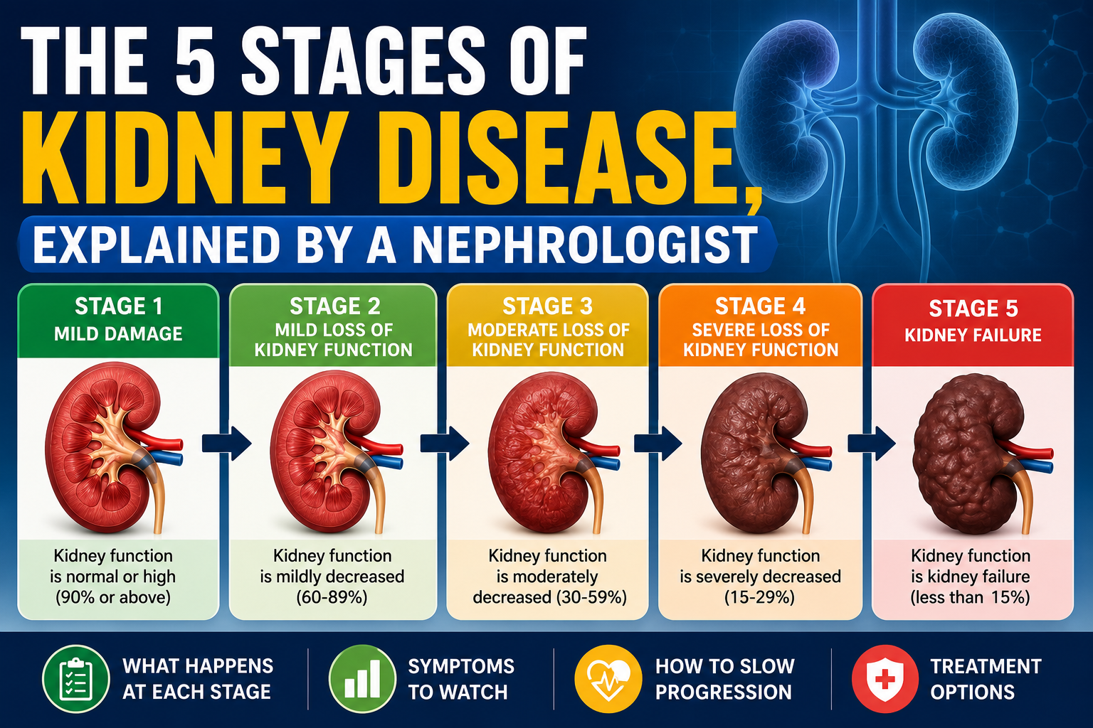 Stages of kidney disease