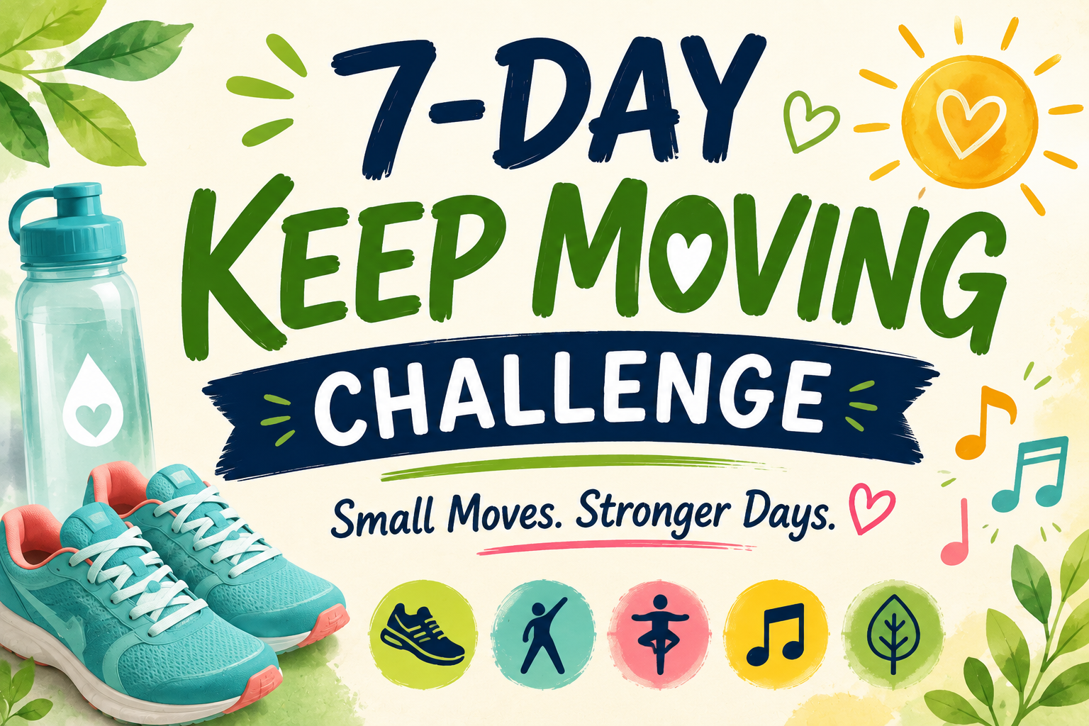 senior challenge: Keep moving