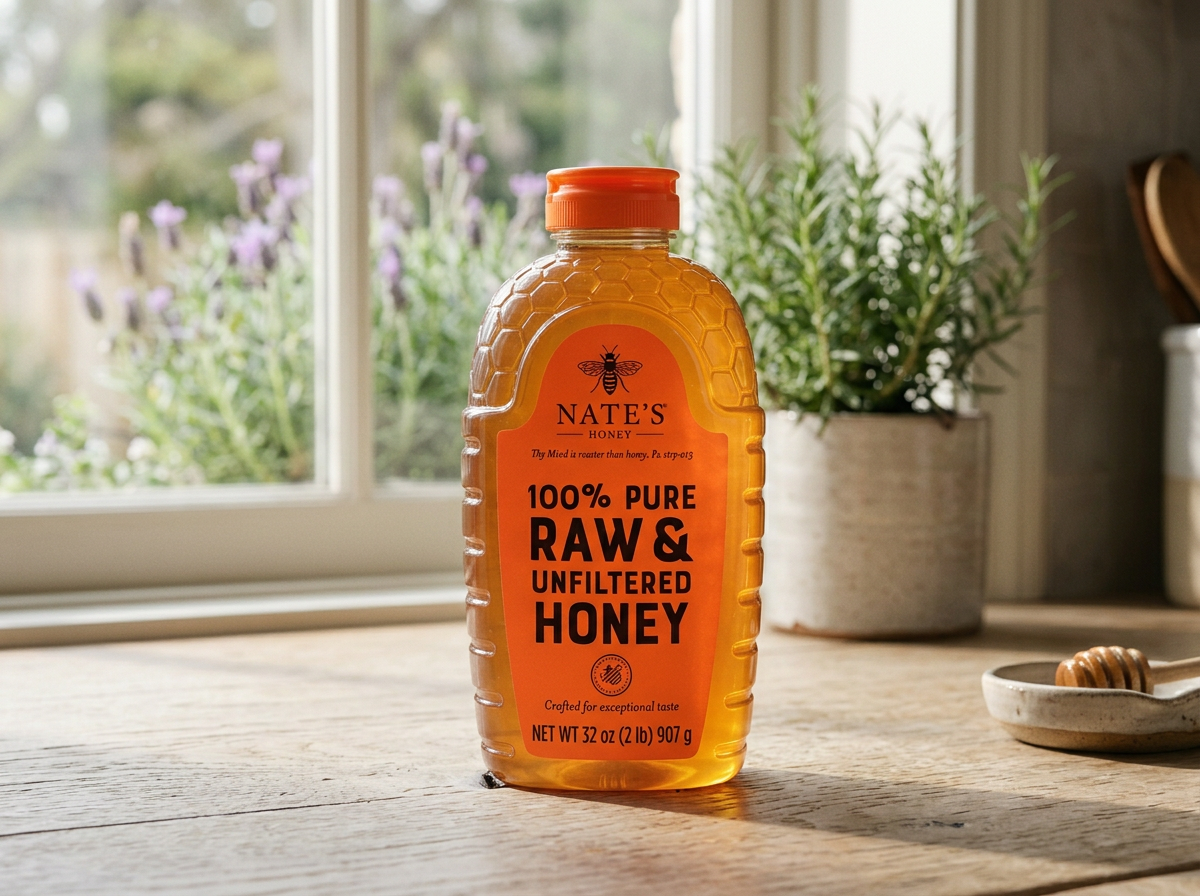 Amazon | Nate's Pure Raw & Unfiltered Honey